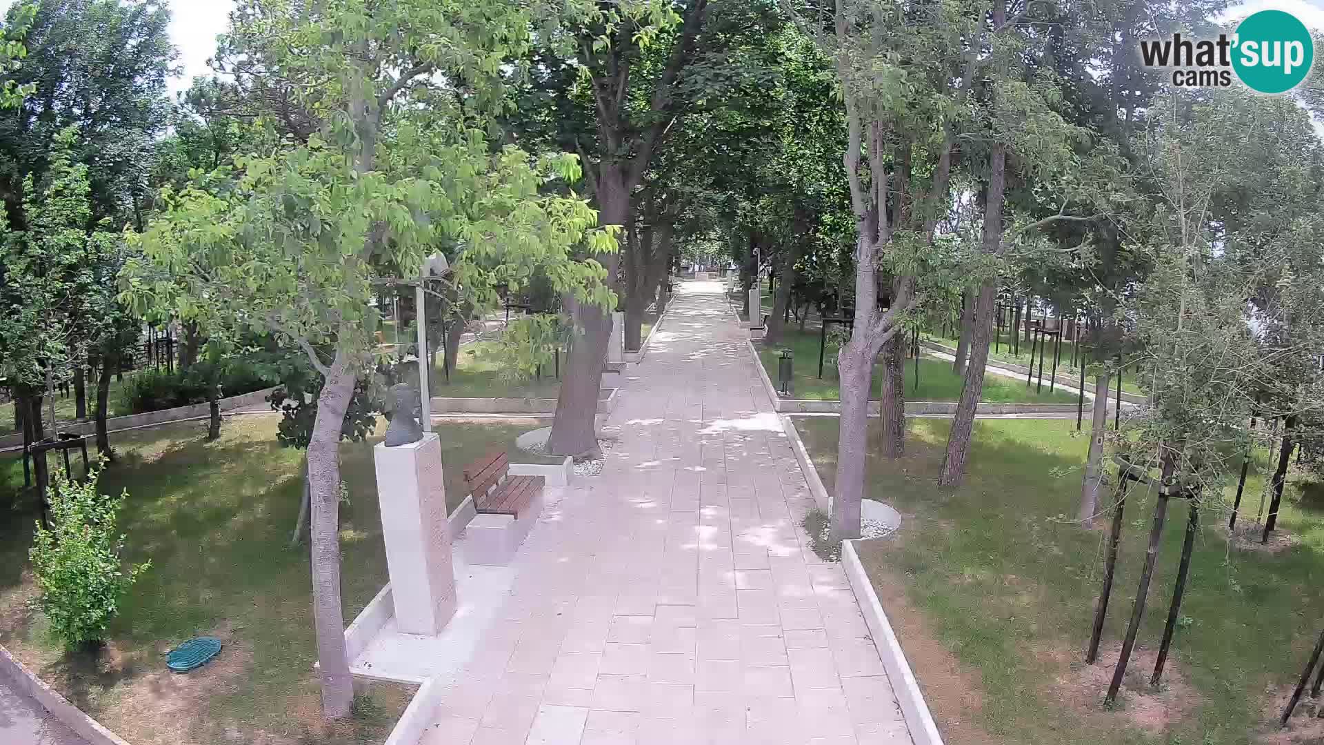 Writers’ Park Webcam Senj – Live by the Sea