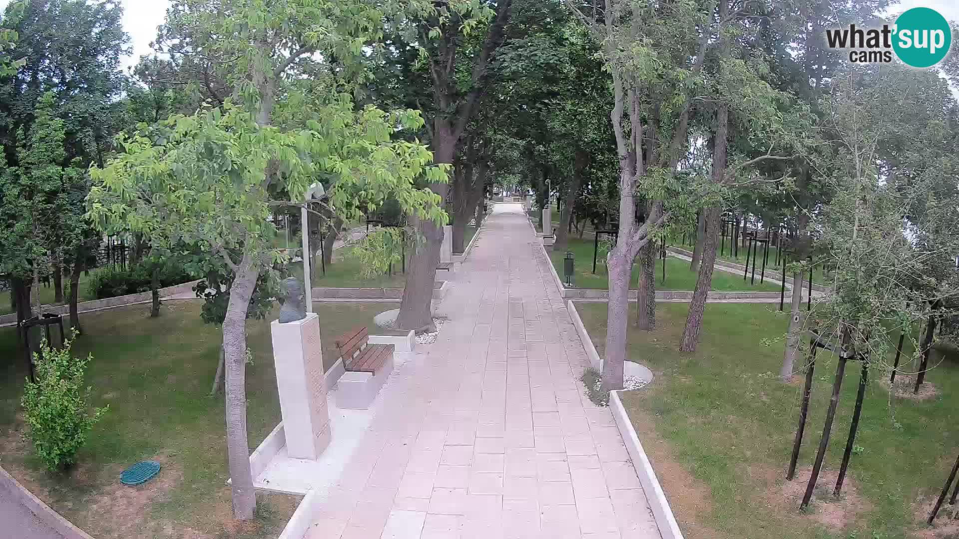 Writers’ Park Webcam Senj – Live by the Sea