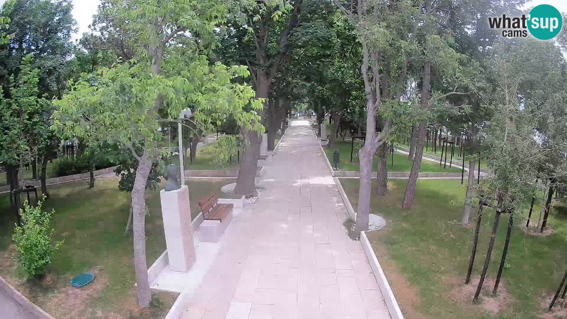 Writers’ Park Webcam Senj – Live by the Sea