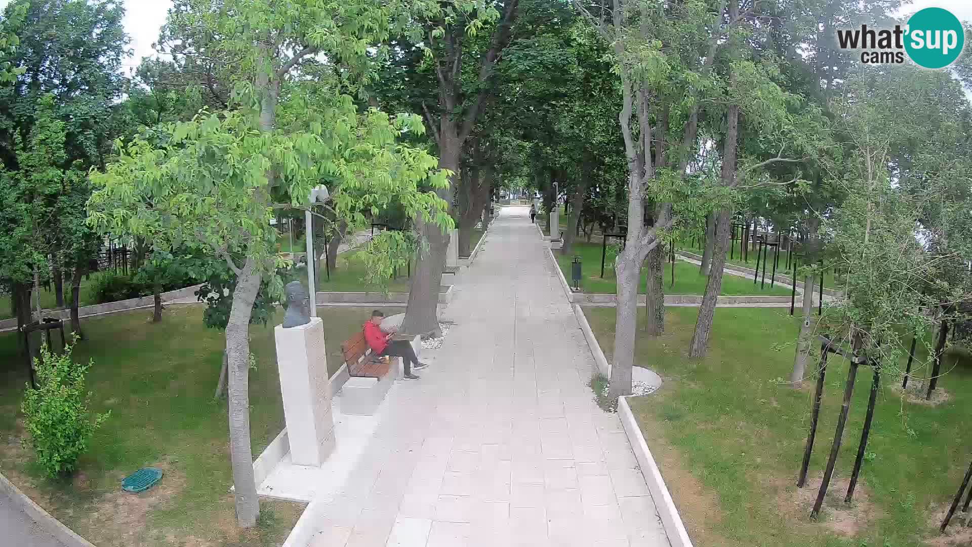 Writers’ Park Webcam Senj – Live by the Sea