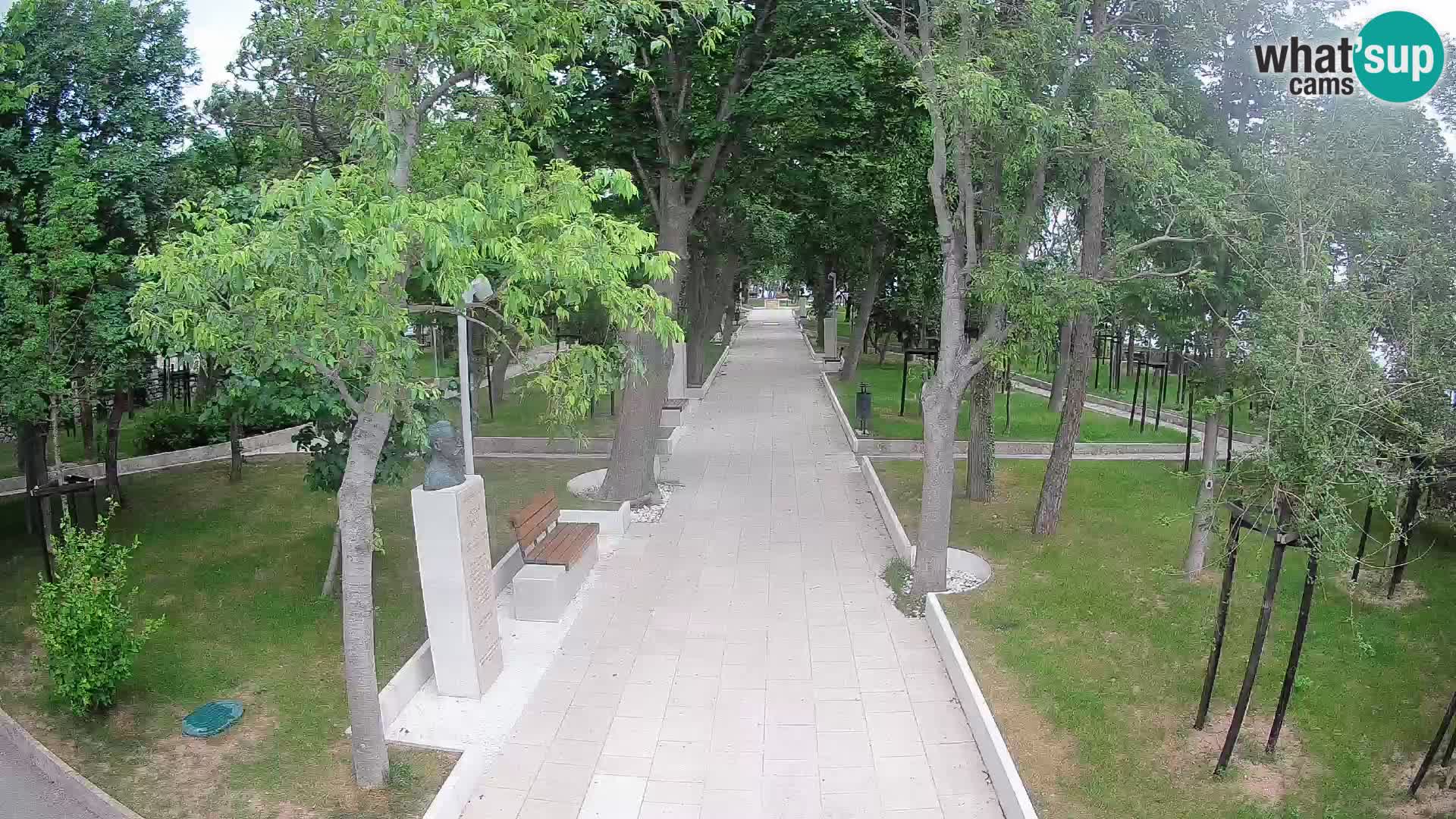 Writers’ Park Webcam Senj – Live by the Sea