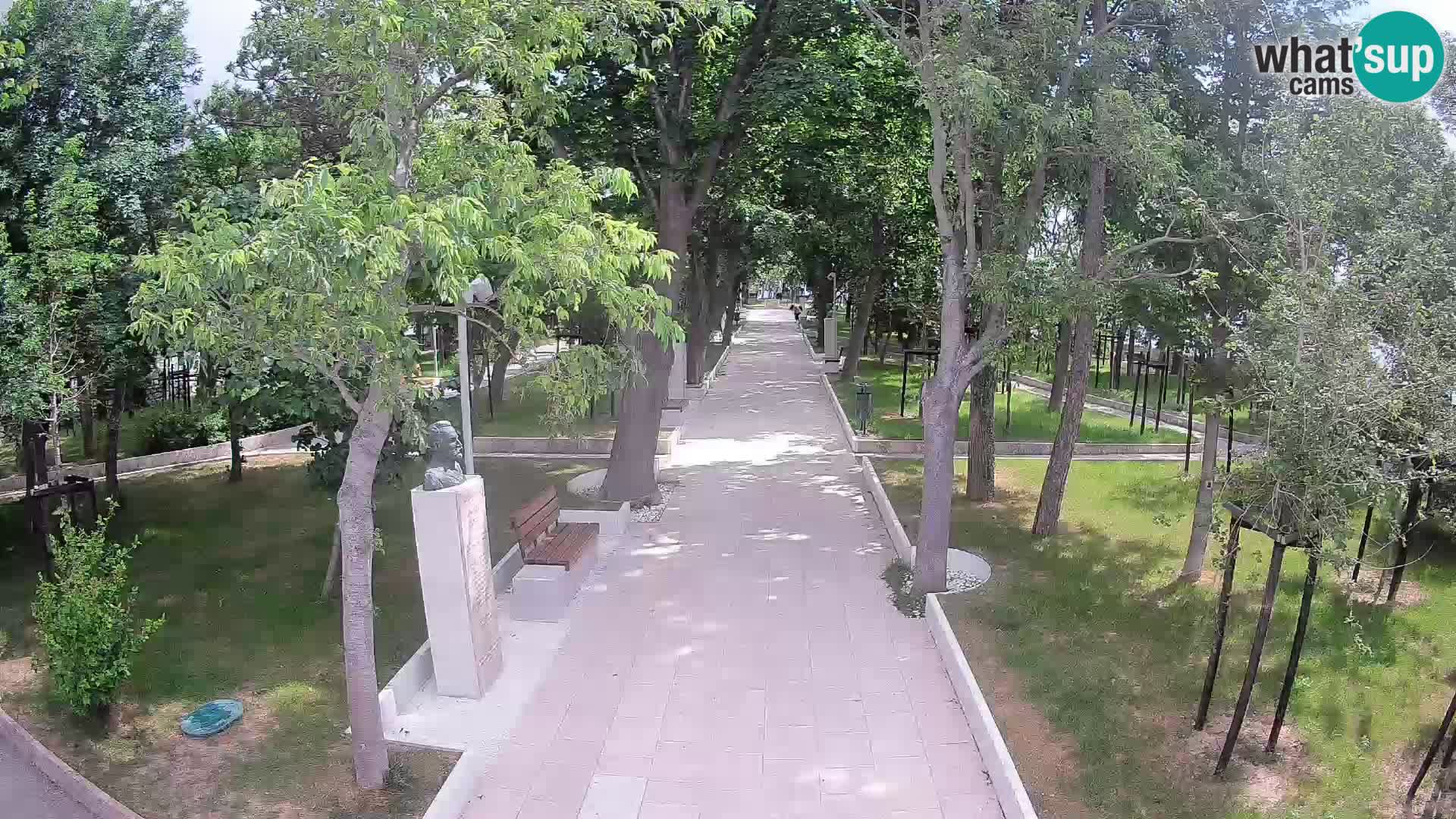 Writers’ Park Webcam Senj – Live by the Sea