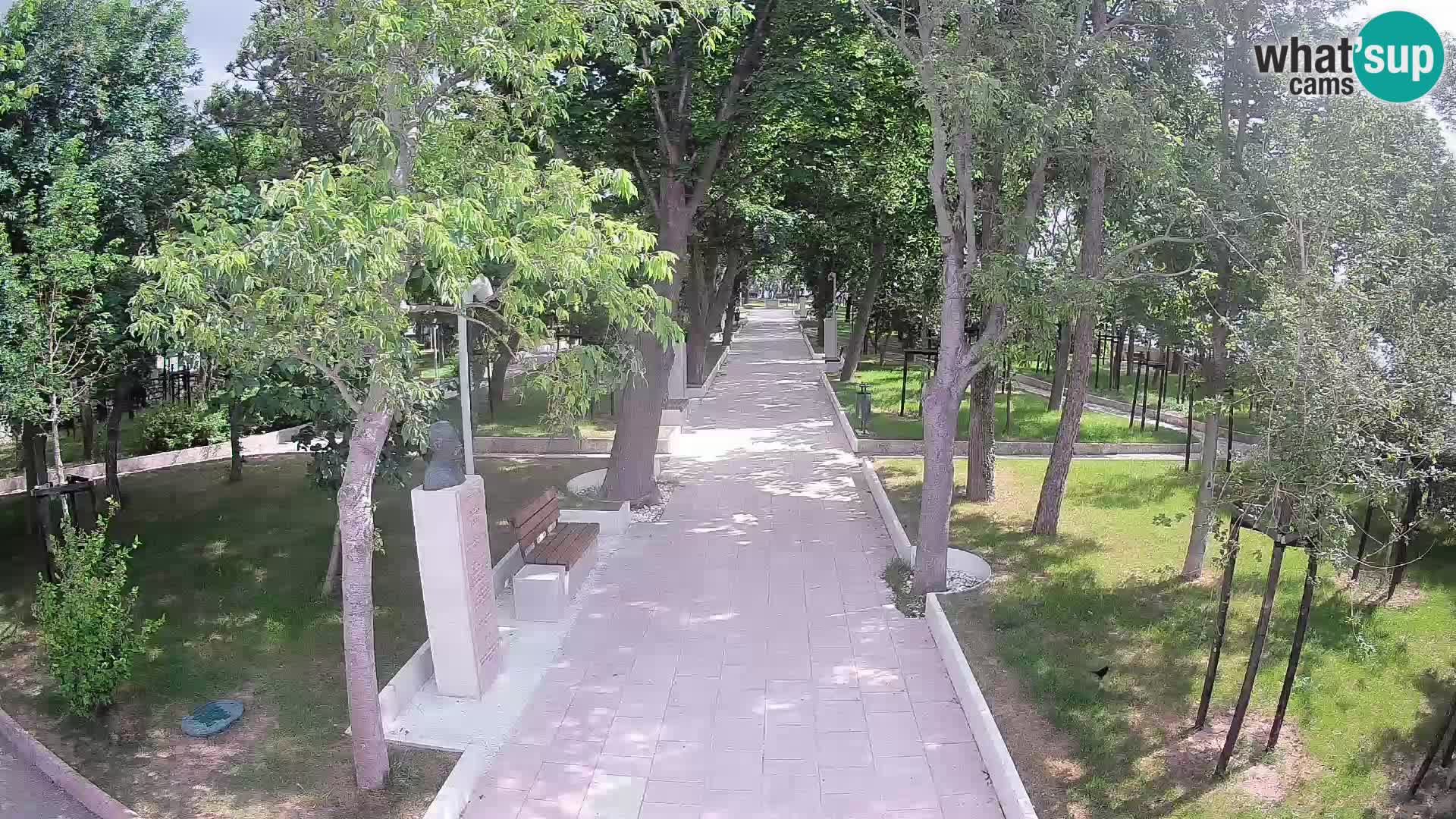 Writers’ Park Webcam Senj – Live by the Sea