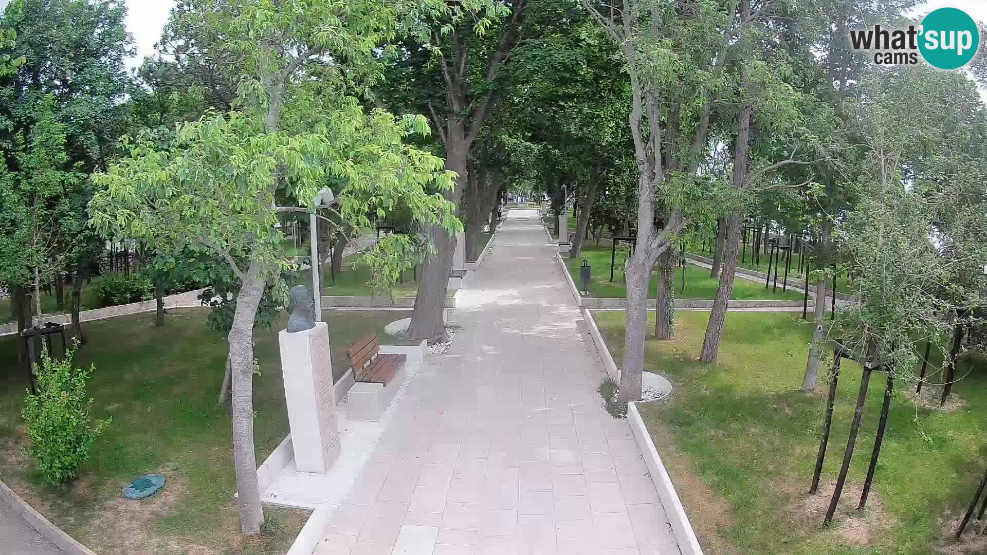 Writers’ Park Webcam Senj – Live by the Sea