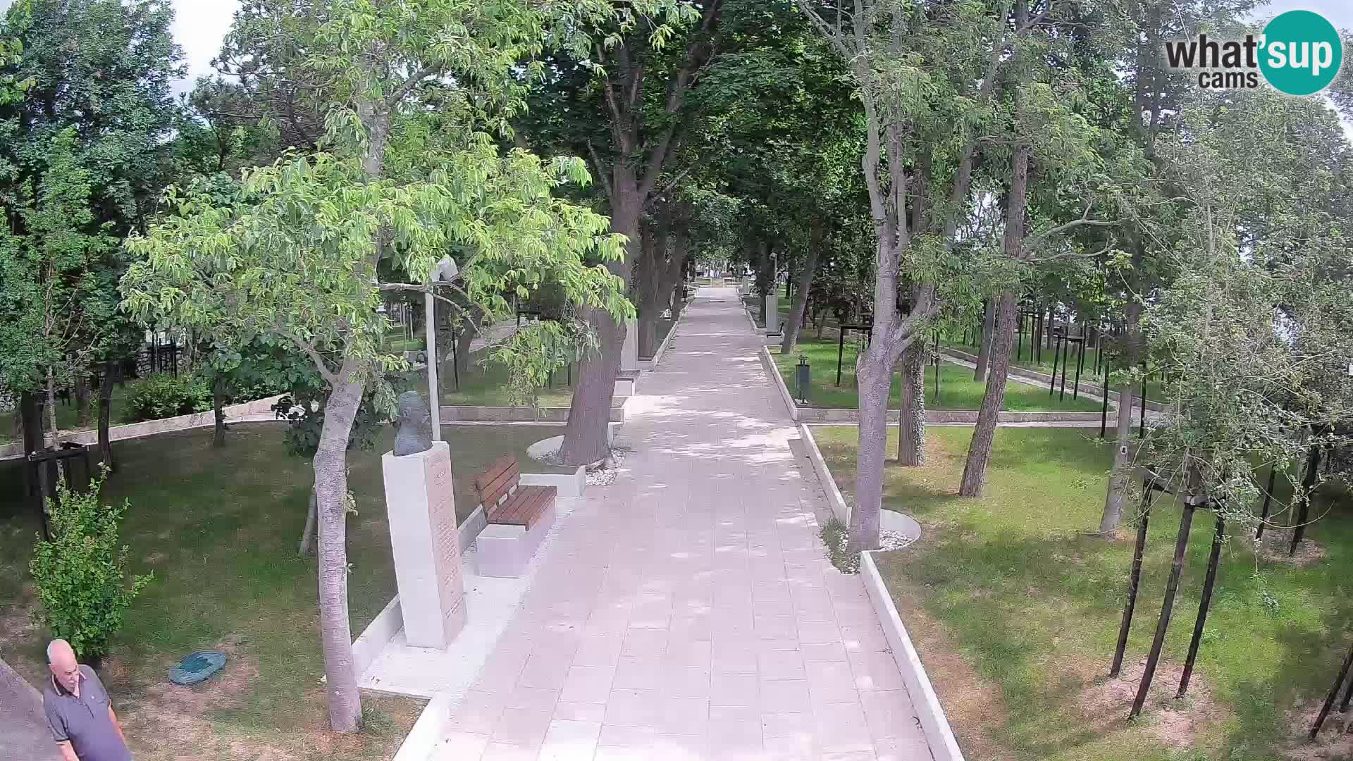 Writers’ Park Webcam Senj – Live by the Sea