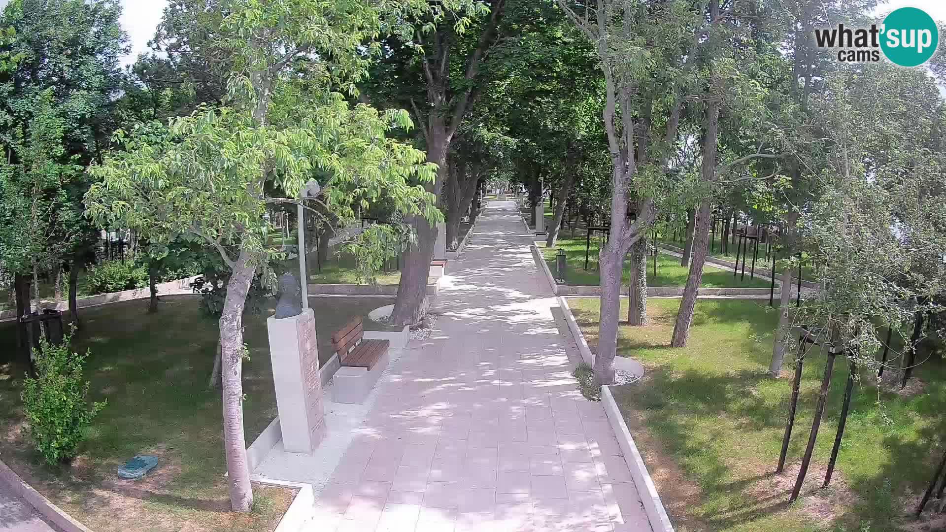 Writers’ Park Webcam Senj – Live by the Sea