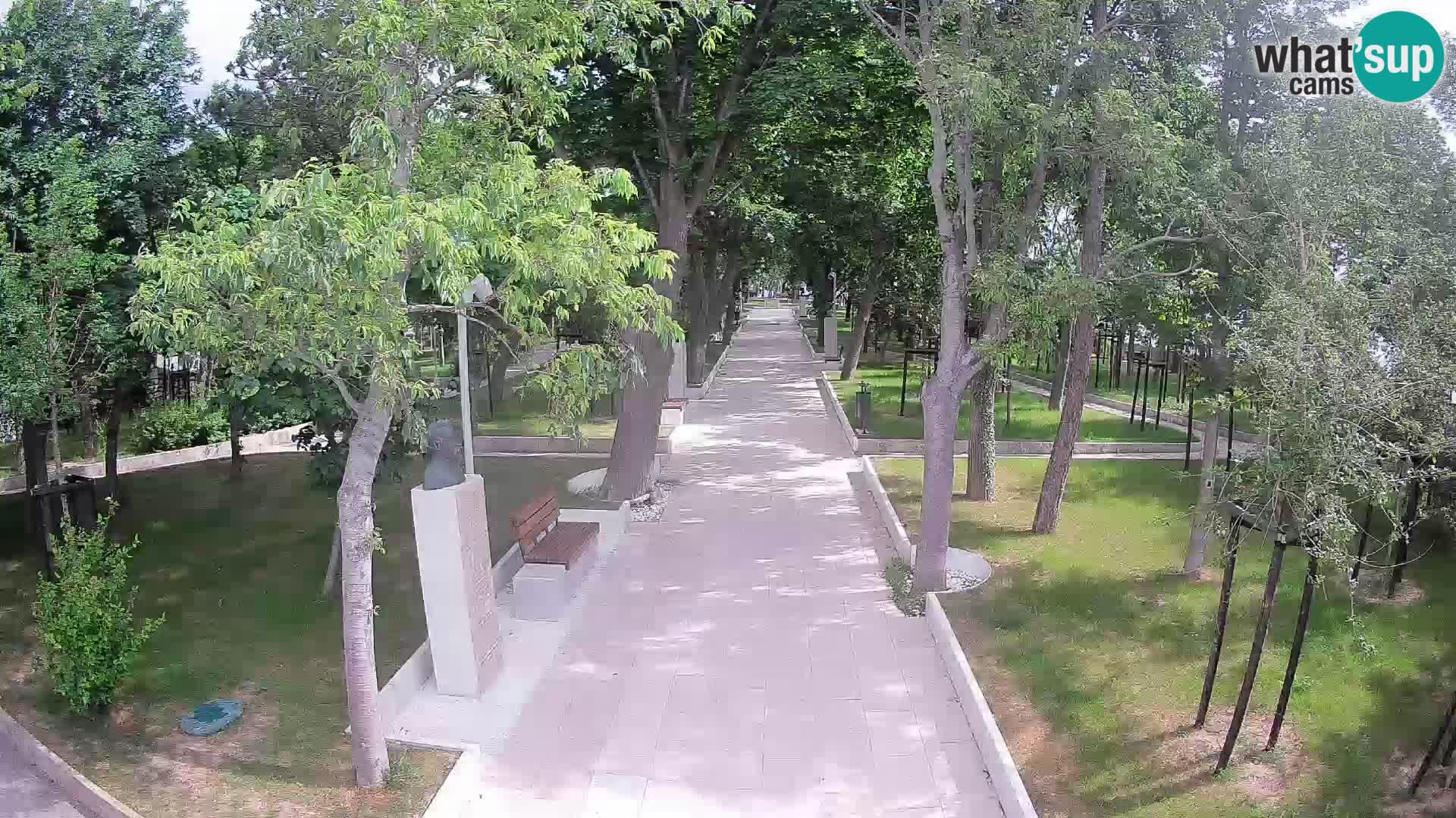 Writers’ Park Webcam Senj – Live by the Sea