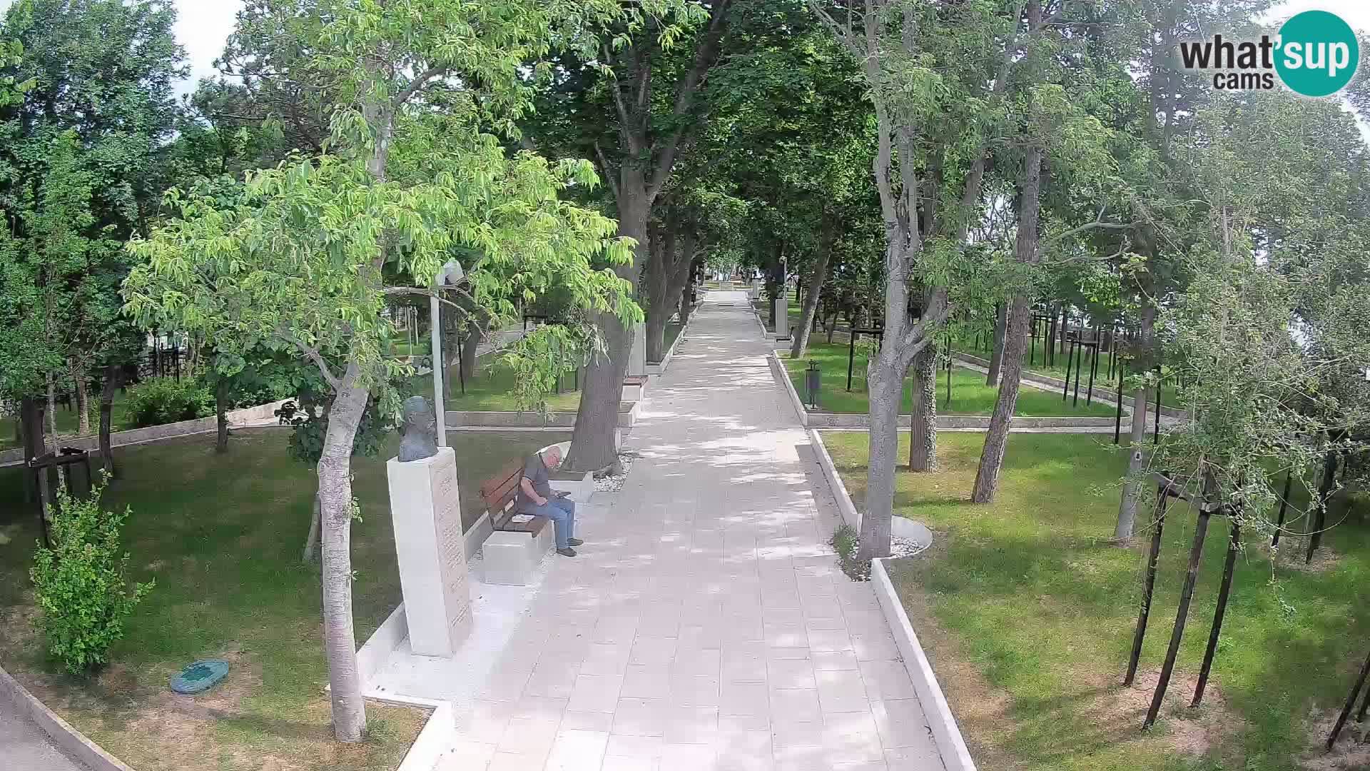 Writers’ Park Webcam Senj – Live by the Sea