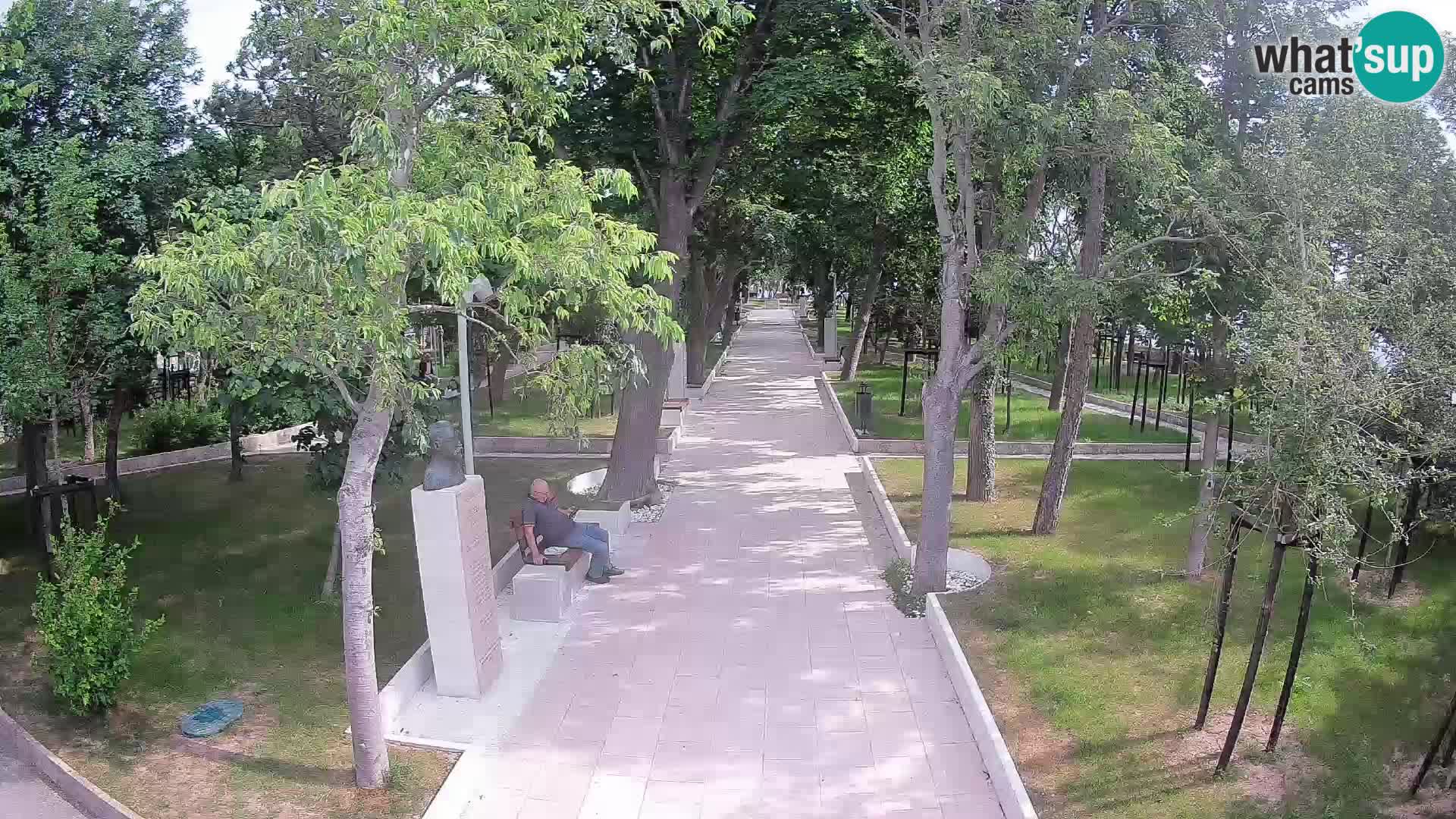 Writers’ Park Webcam Senj – Live by the Sea