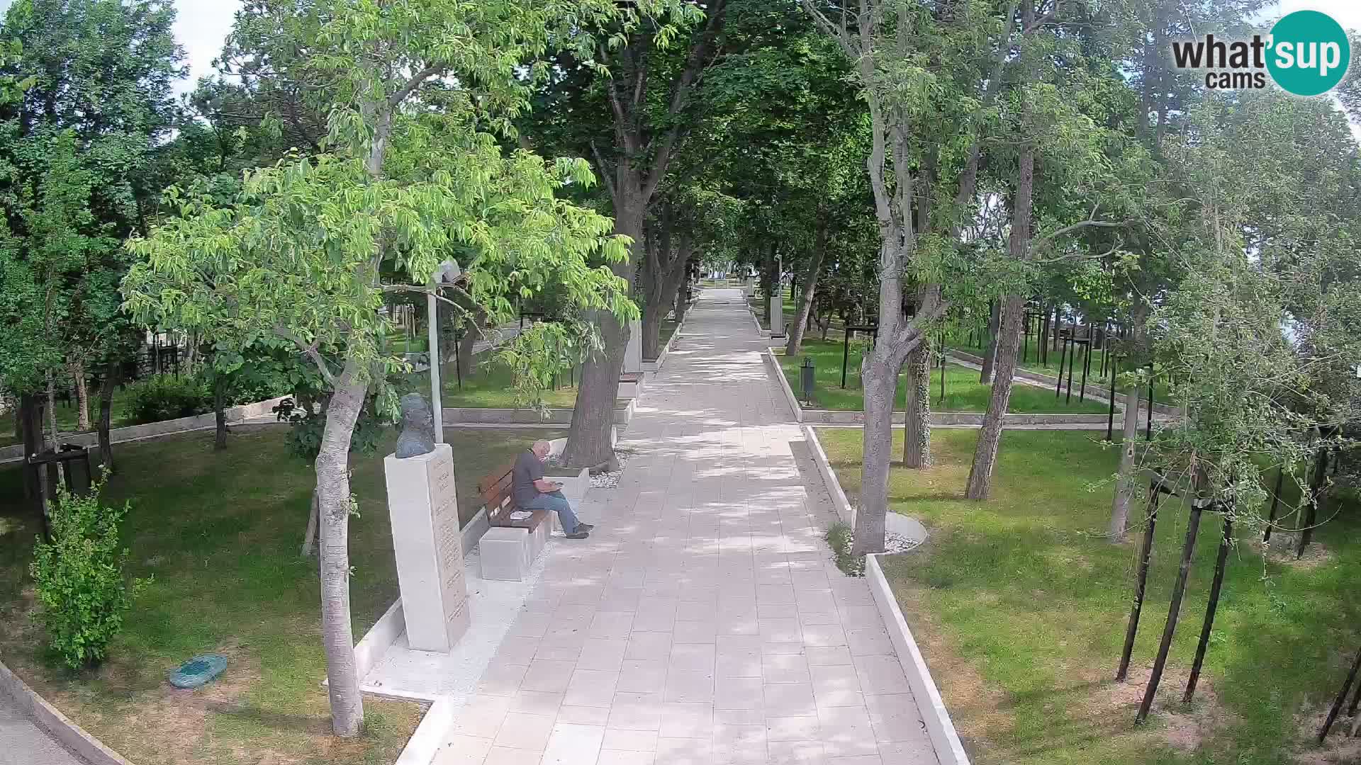 Writers’ Park Webcam Senj – Live by the Sea