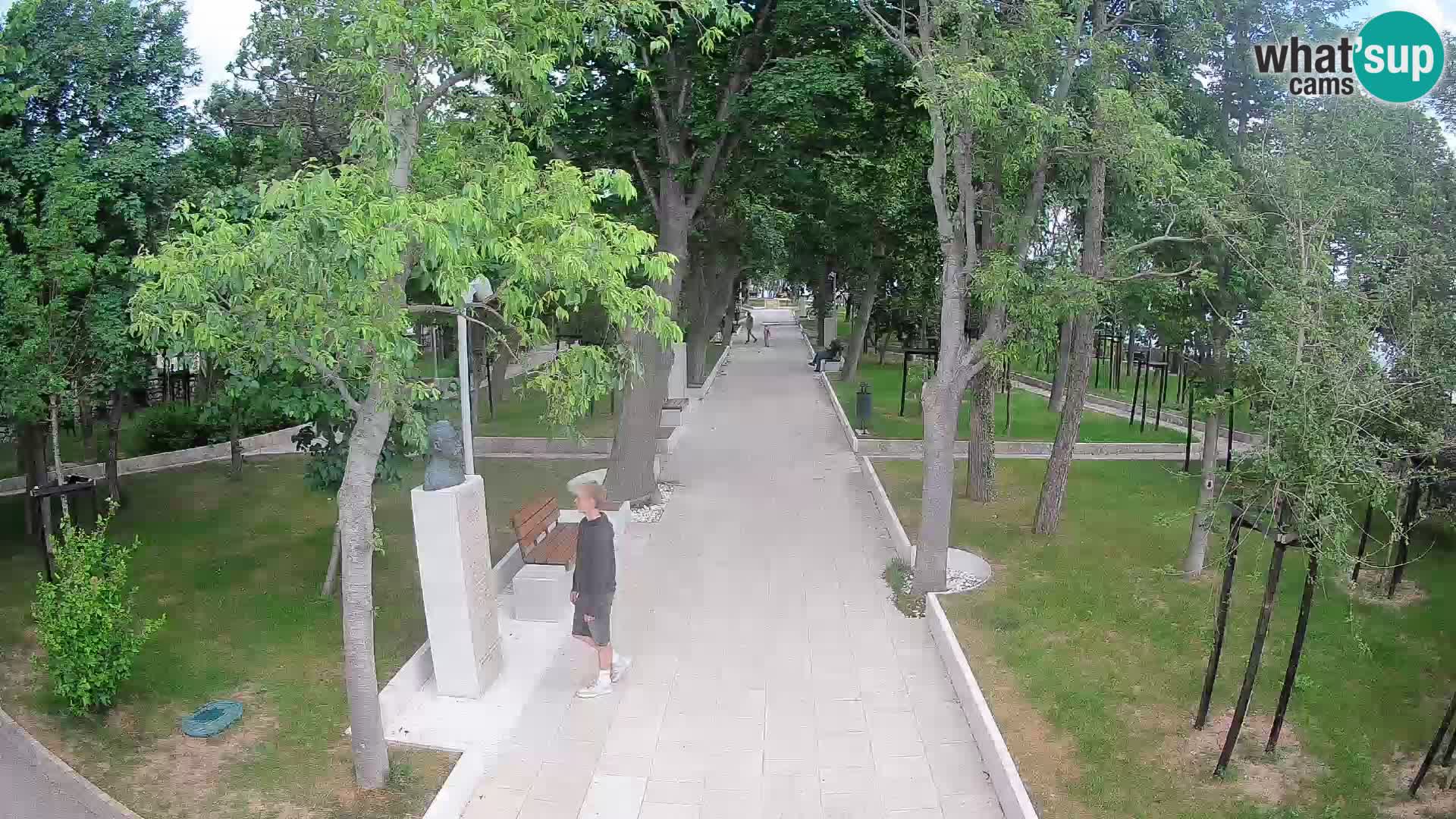 Webcam Schriftstellerpark Senj – Live am Meer