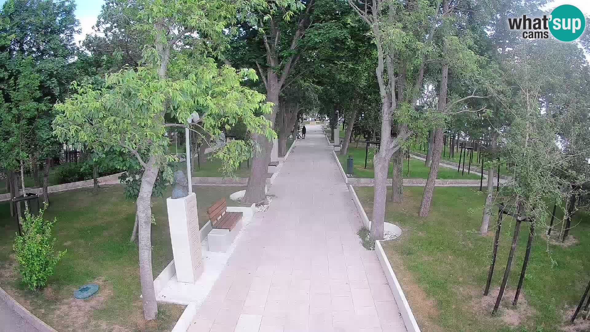 Webcam Schriftstellerpark Senj – Live am Meer