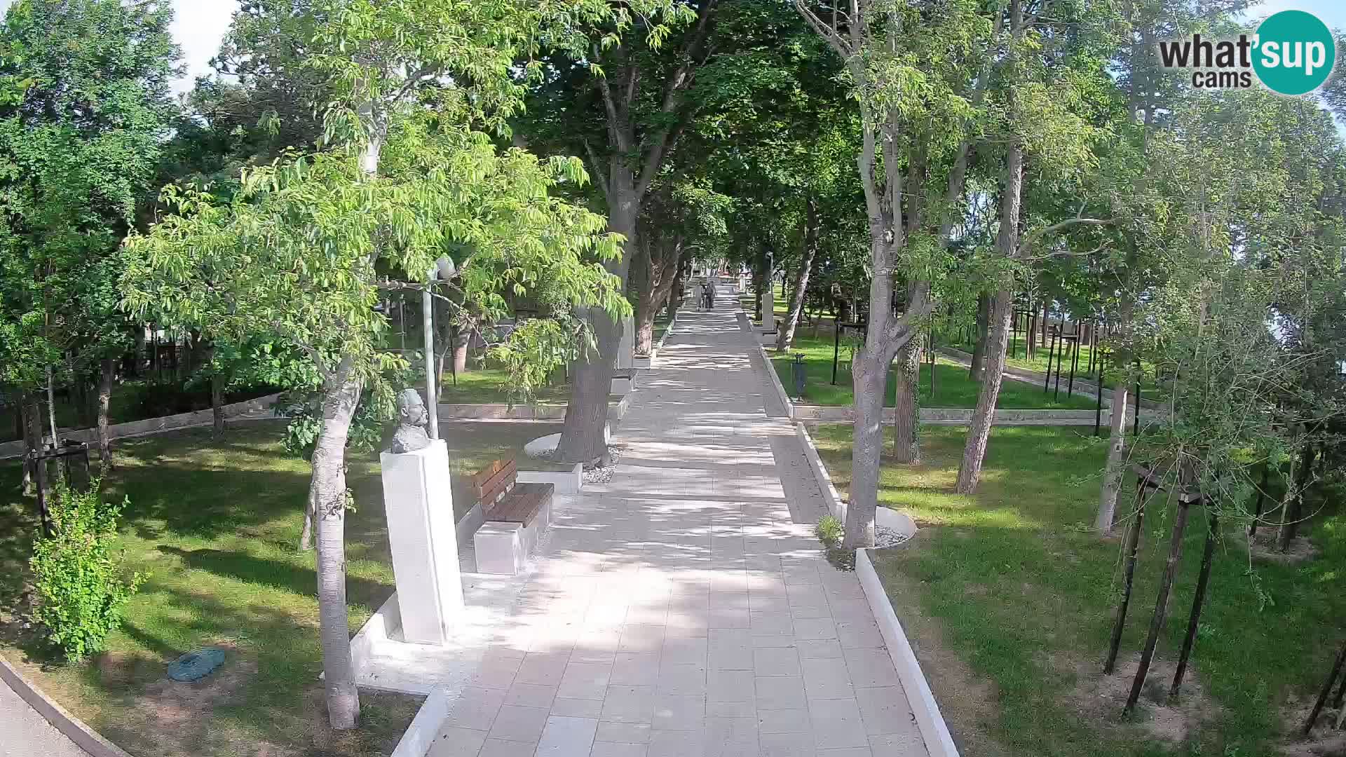 Writers’ Park Webcam Senj – Live by the Sea