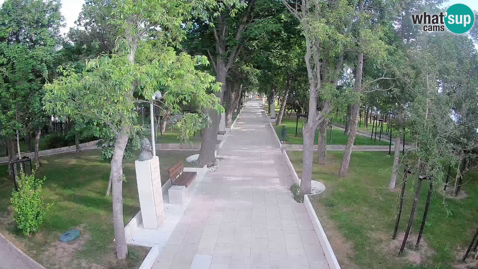 Writers’ Park Webcam Senj – Live by the Sea