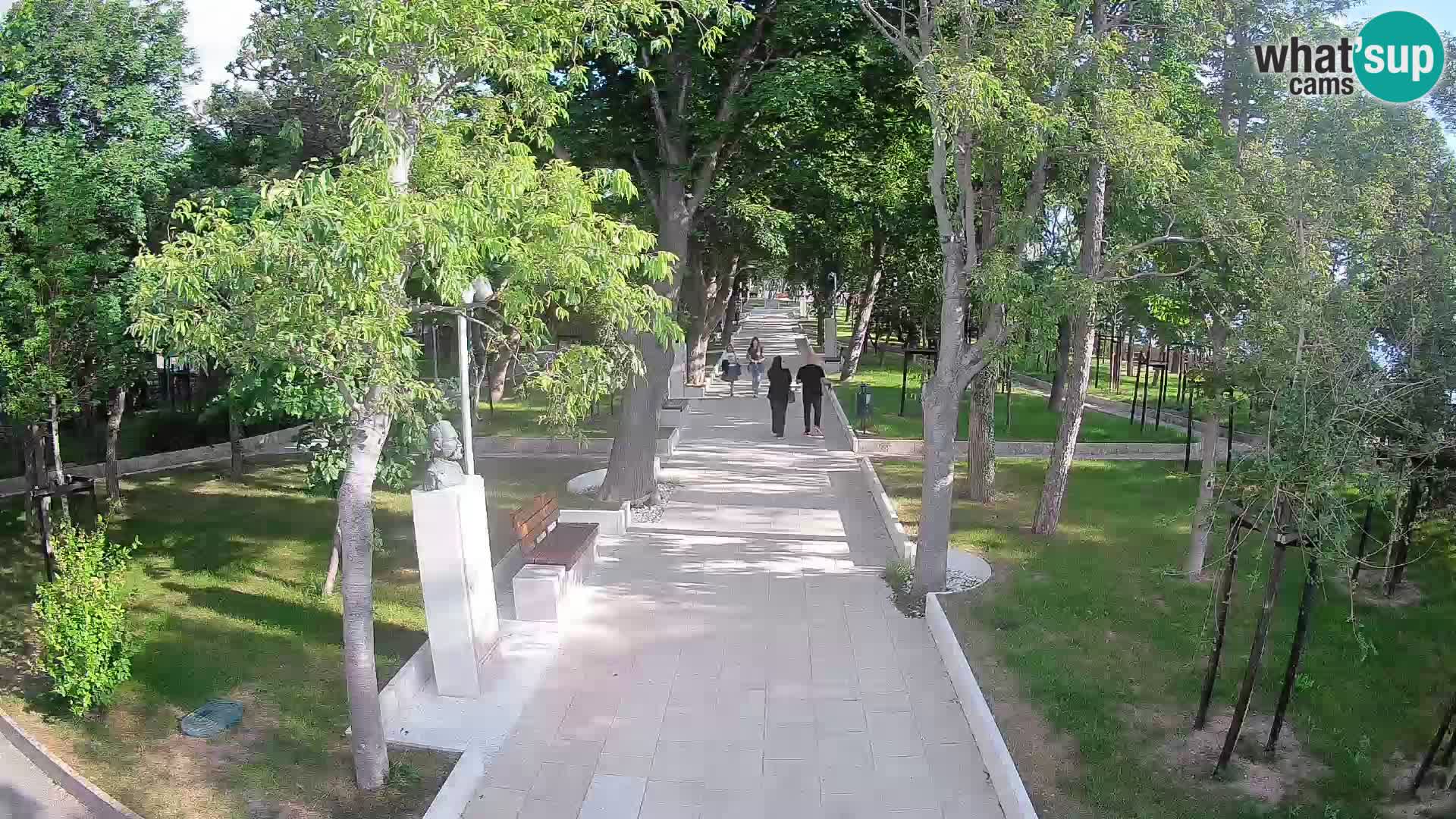 Writers’ Park Webcam Senj – Live by the Sea