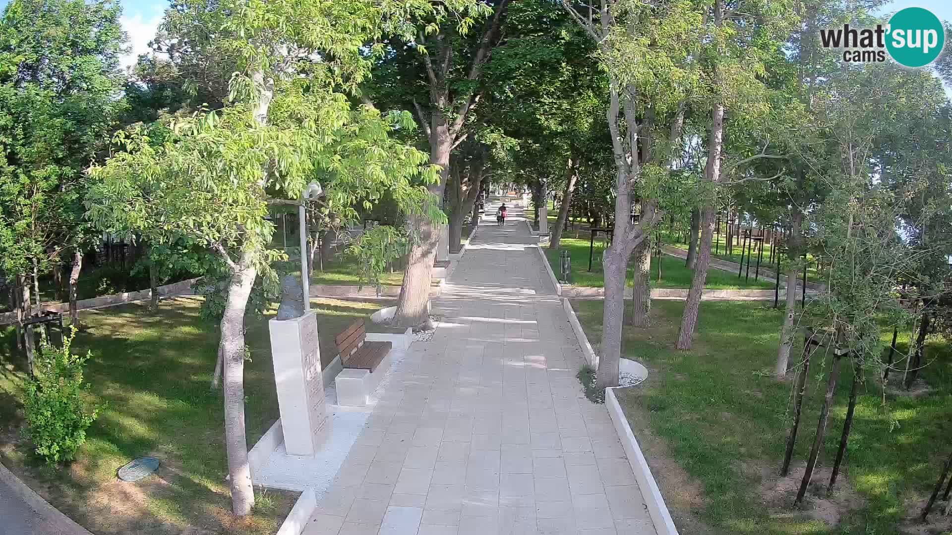 Writers’ Park Webcam Senj – Live by the Sea