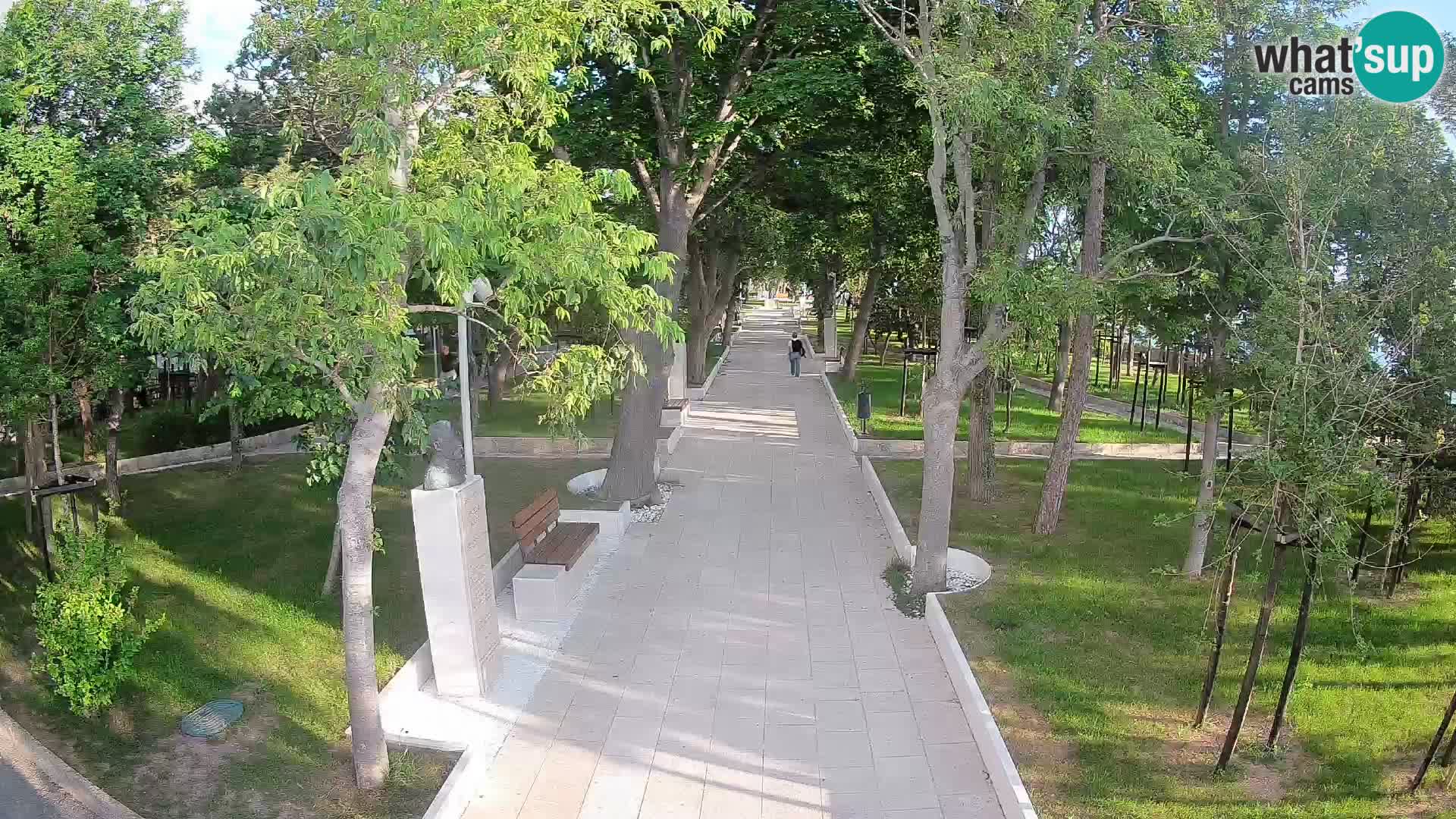 Writers’ Park Webcam Senj – Live by the Sea