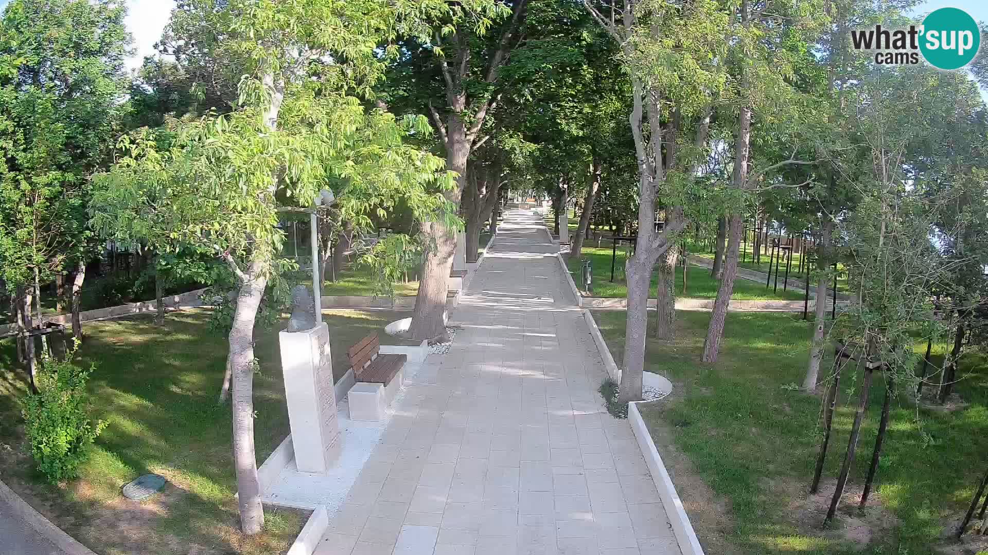 Writers’ Park Webcam Senj – Live by the Sea
