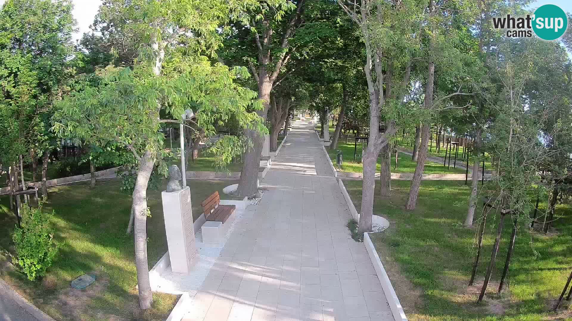 Writers’ Park Webcam Senj – Live by the Sea