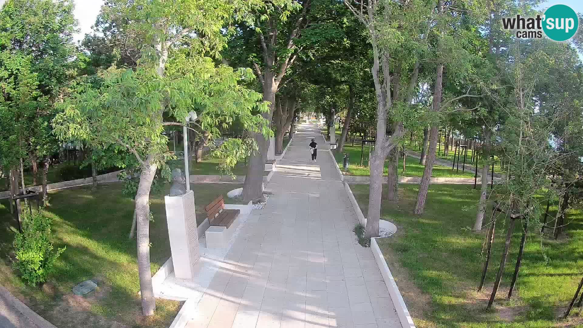 Writers’ Park Webcam Senj – Live by the Sea