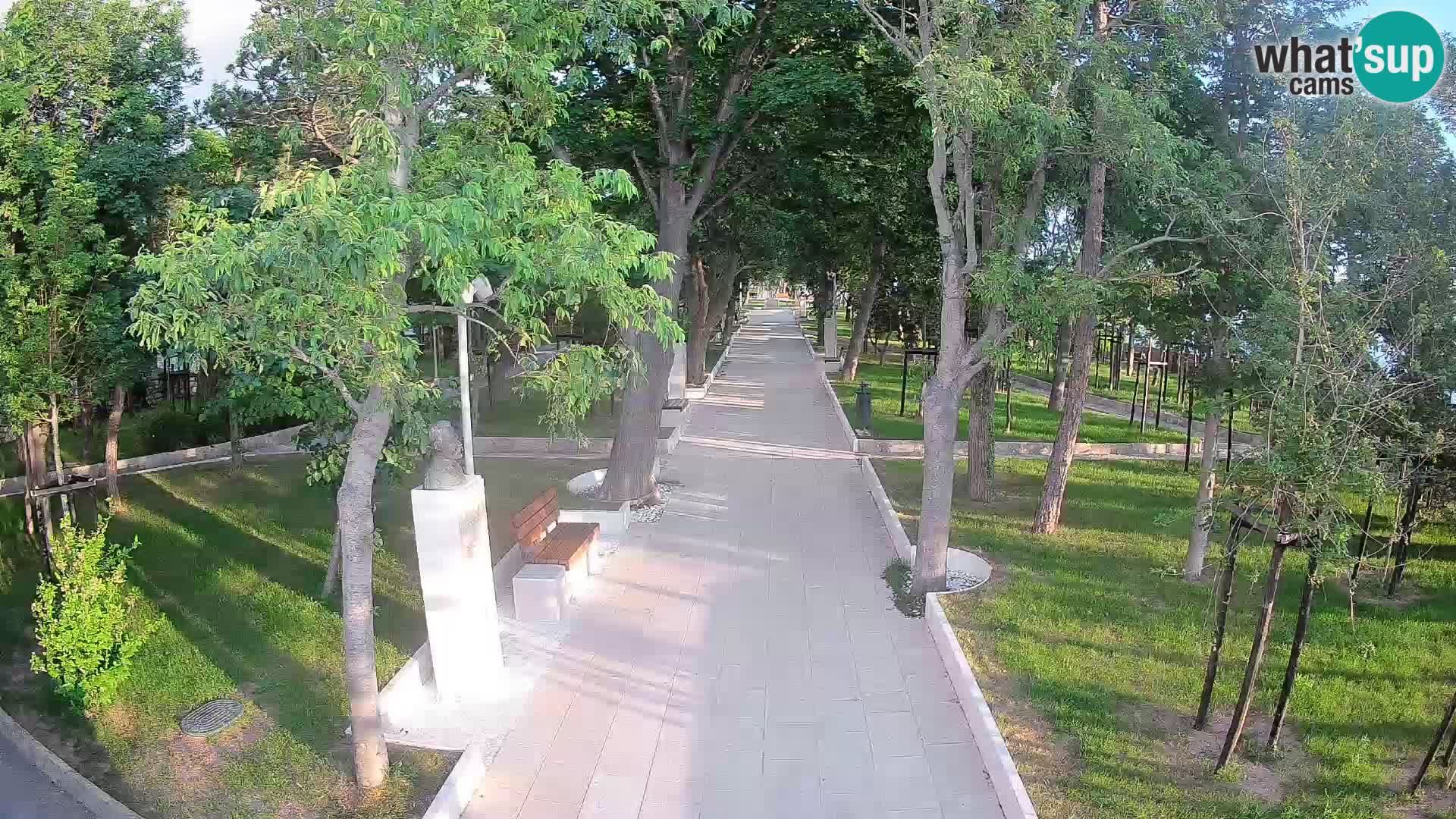 Writers’ Park Webcam Senj – Live by the Sea