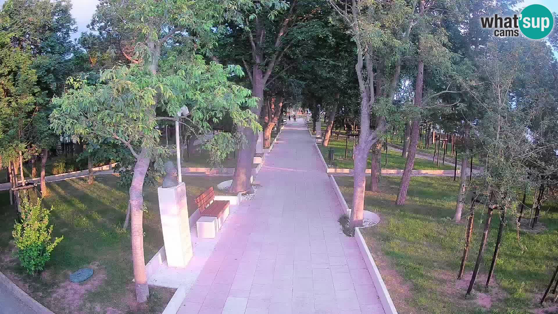 Writers’ Park Webcam Senj – Live by the Sea