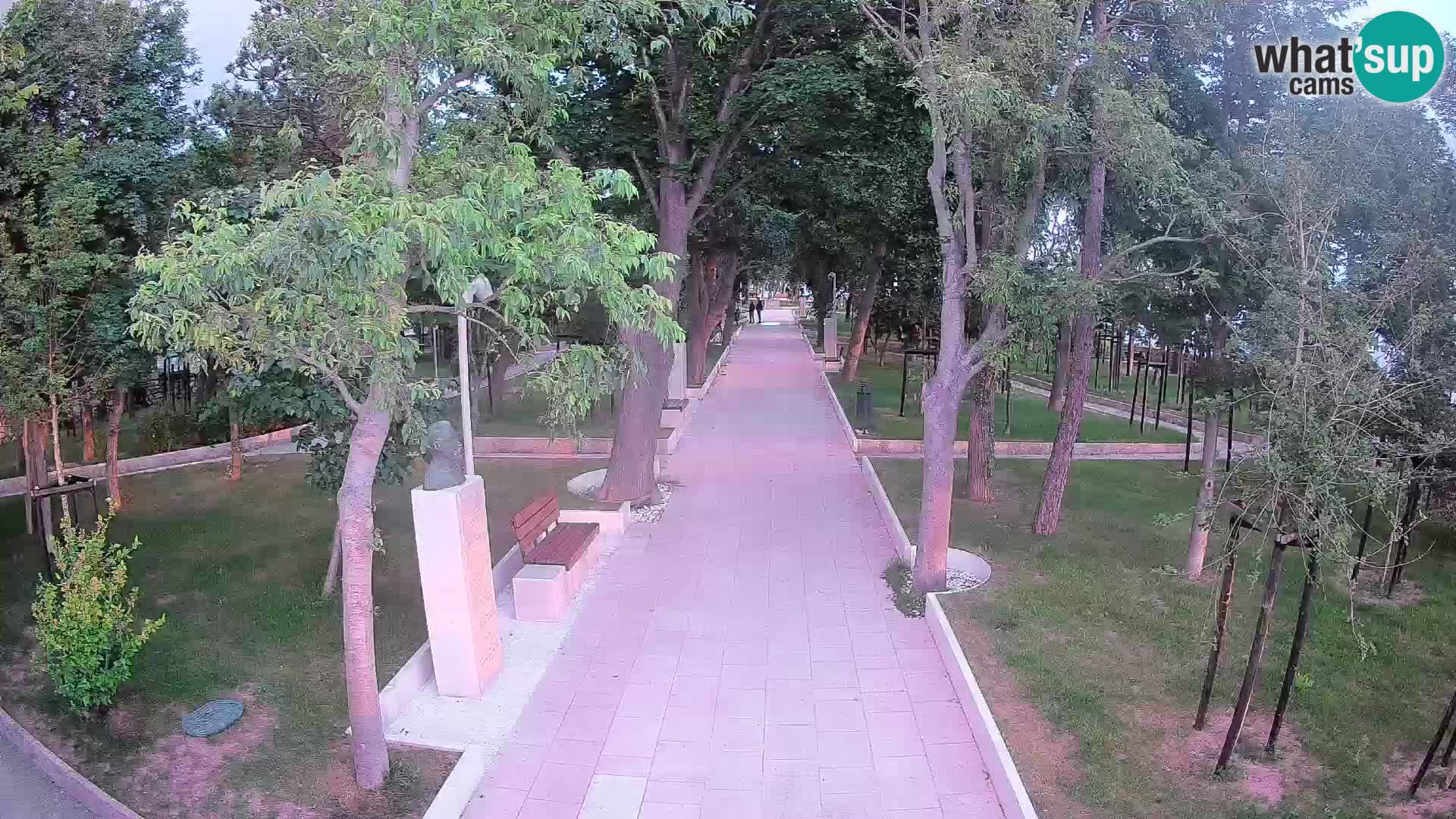 Writers’ Park Webcam Senj – Live by the Sea