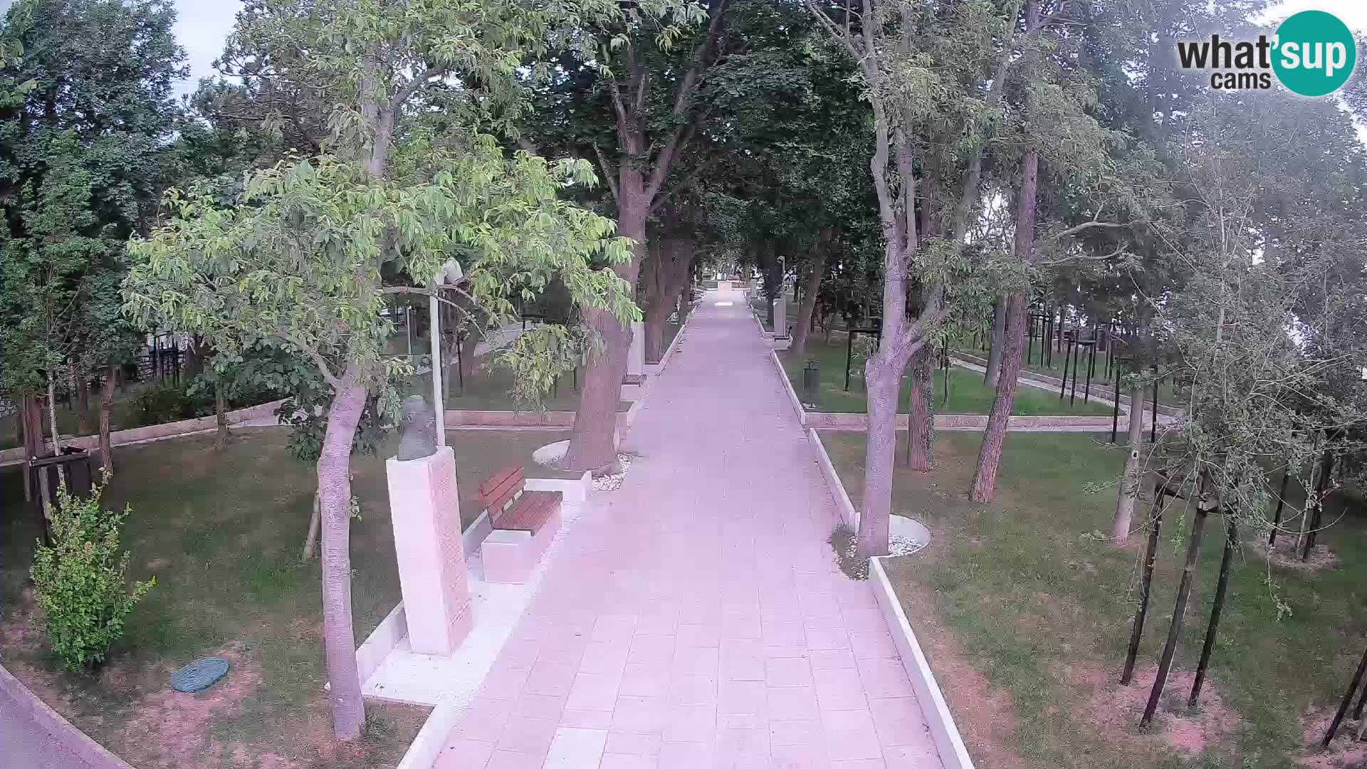 Writers’ Park Webcam Senj – Live by the Sea