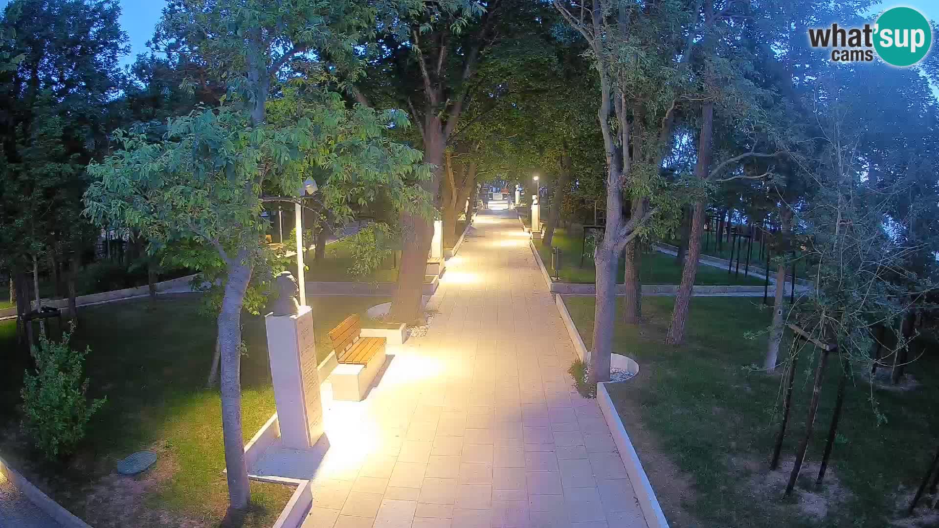 Writers’ Park Webcam Senj – Live by the Sea