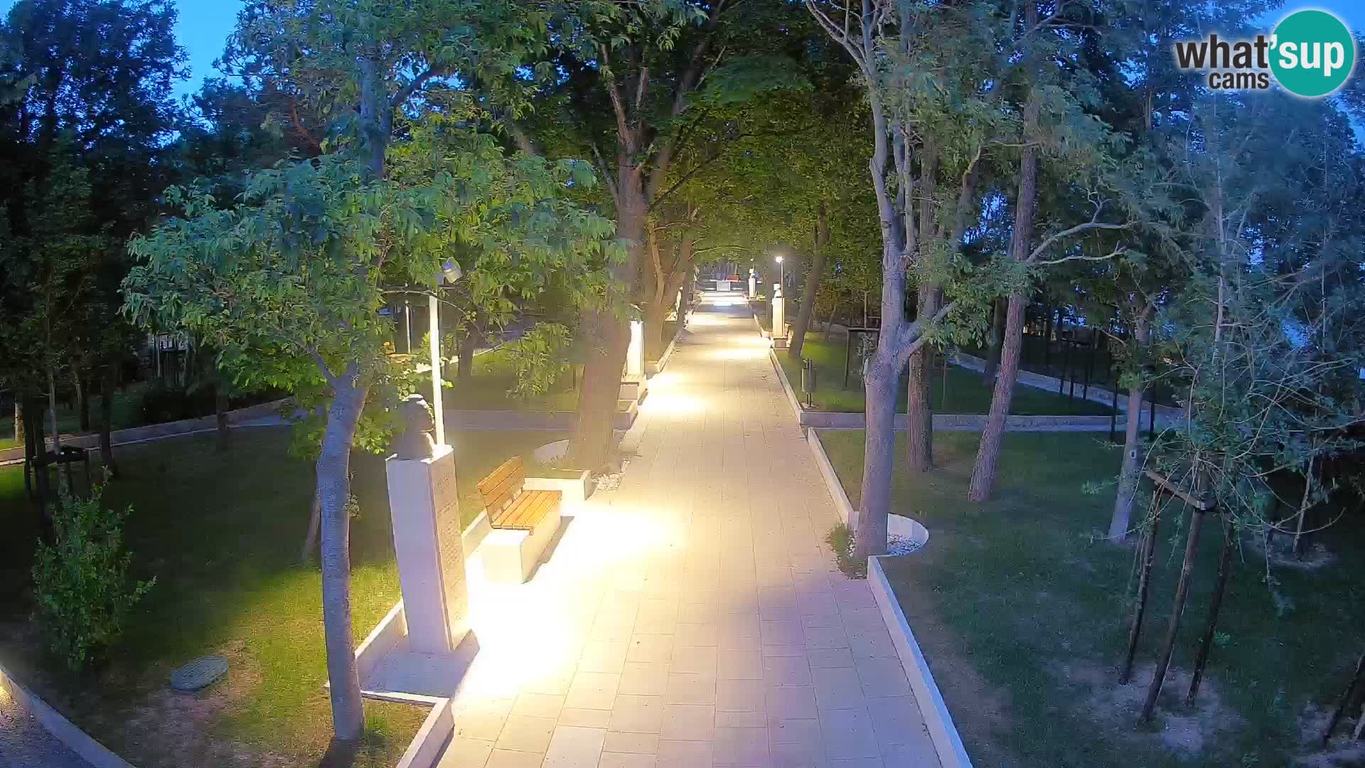 Writers’ Park Webcam Senj – Live by the Sea