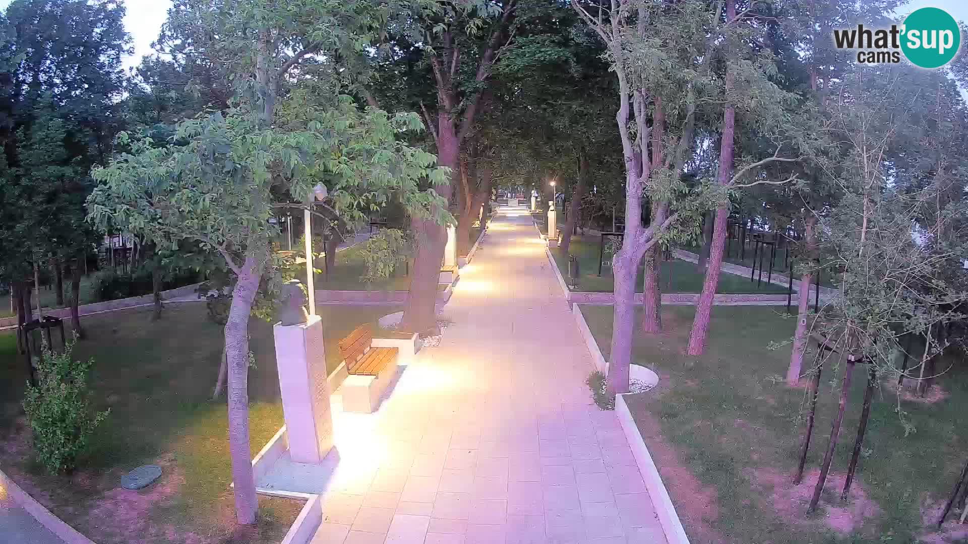 Writers’ Park Webcam Senj – Live by the Sea