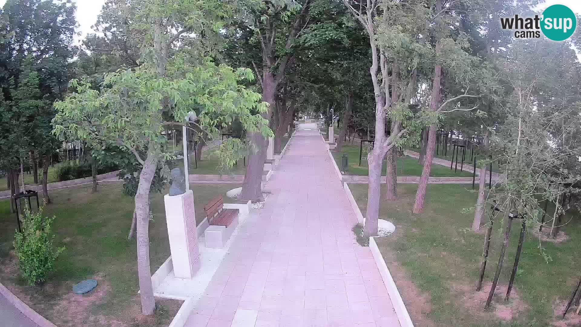 Writers’ Park Webcam Senj – Live by the Sea