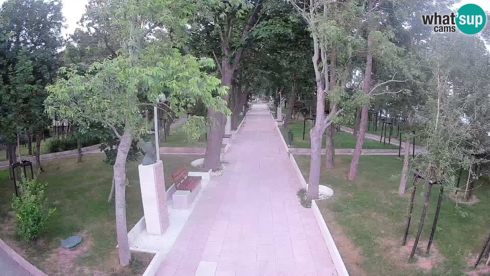 Writers’ Park Webcam Senj – Live by the Sea
