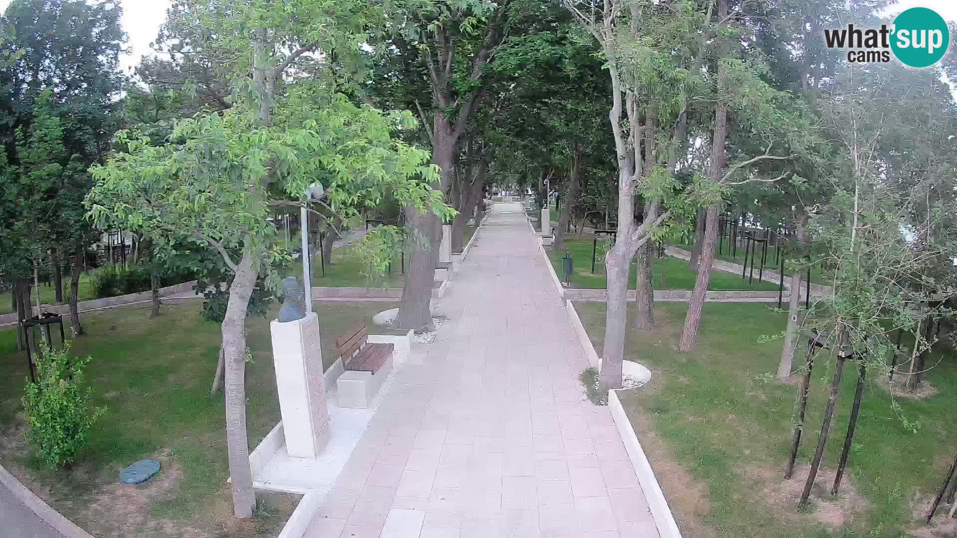 Writers’ Park Webcam Senj – Live by the Sea
