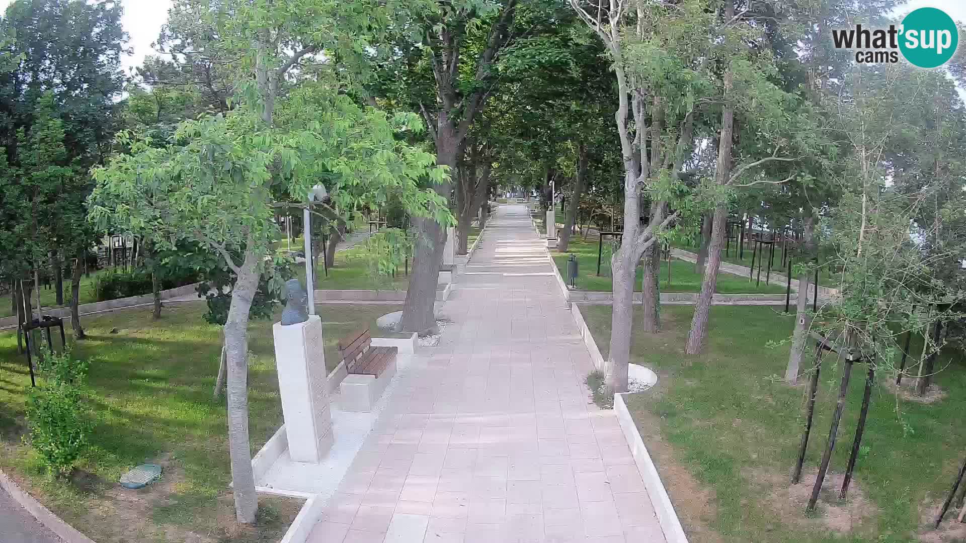 Webcam Schriftstellerpark Senj – Live am Meer