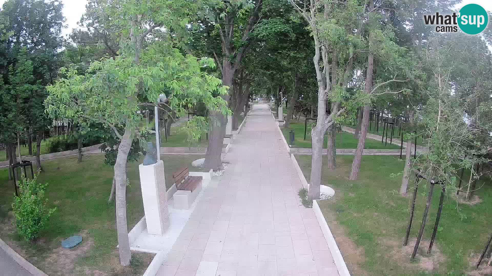 Writers’ Park Webcam Senj – Live by the Sea