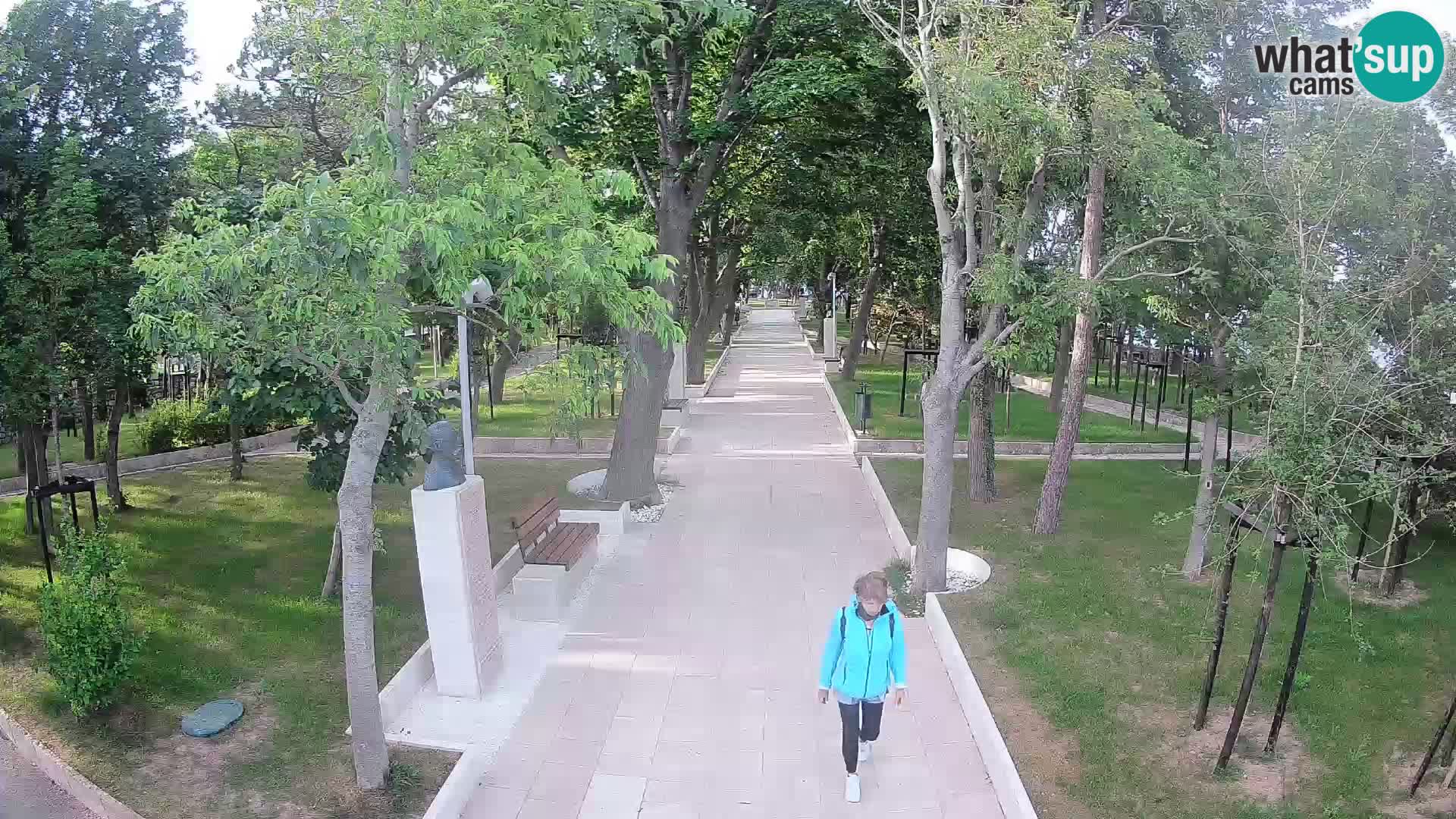 Writers’ Park Webcam Senj – Live by the Sea