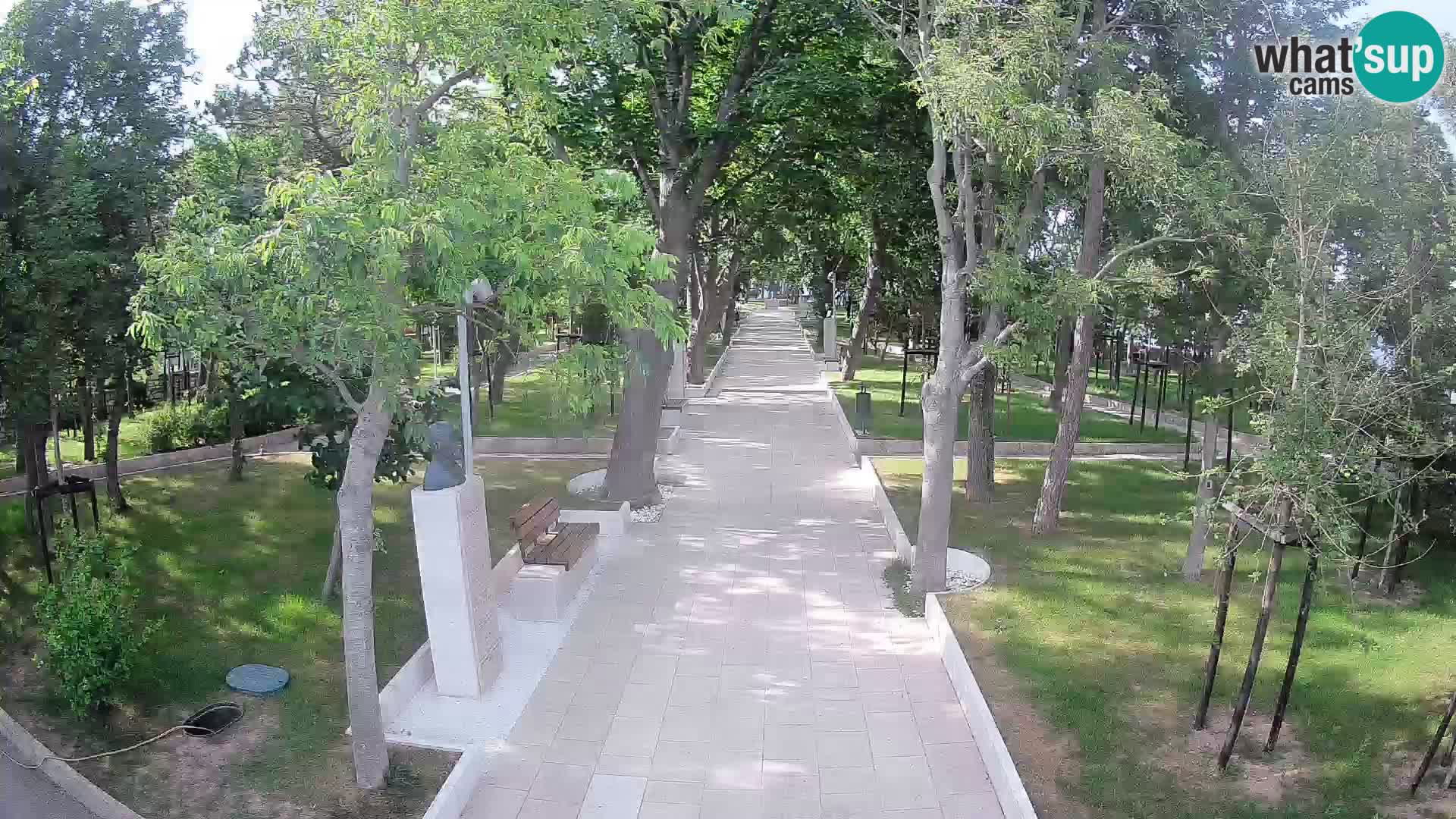 Writers’ Park Webcam Senj – Live by the Sea