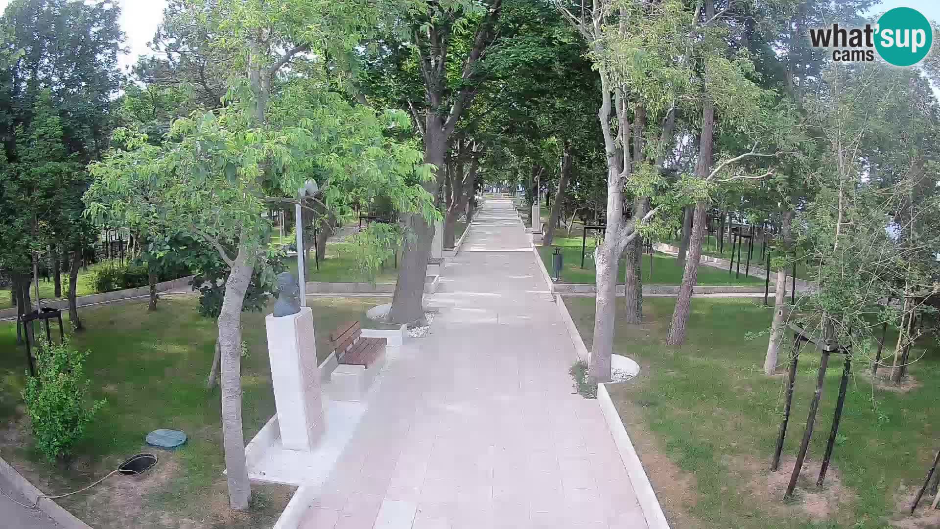Writers’ Park Webcam Senj – Live by the Sea