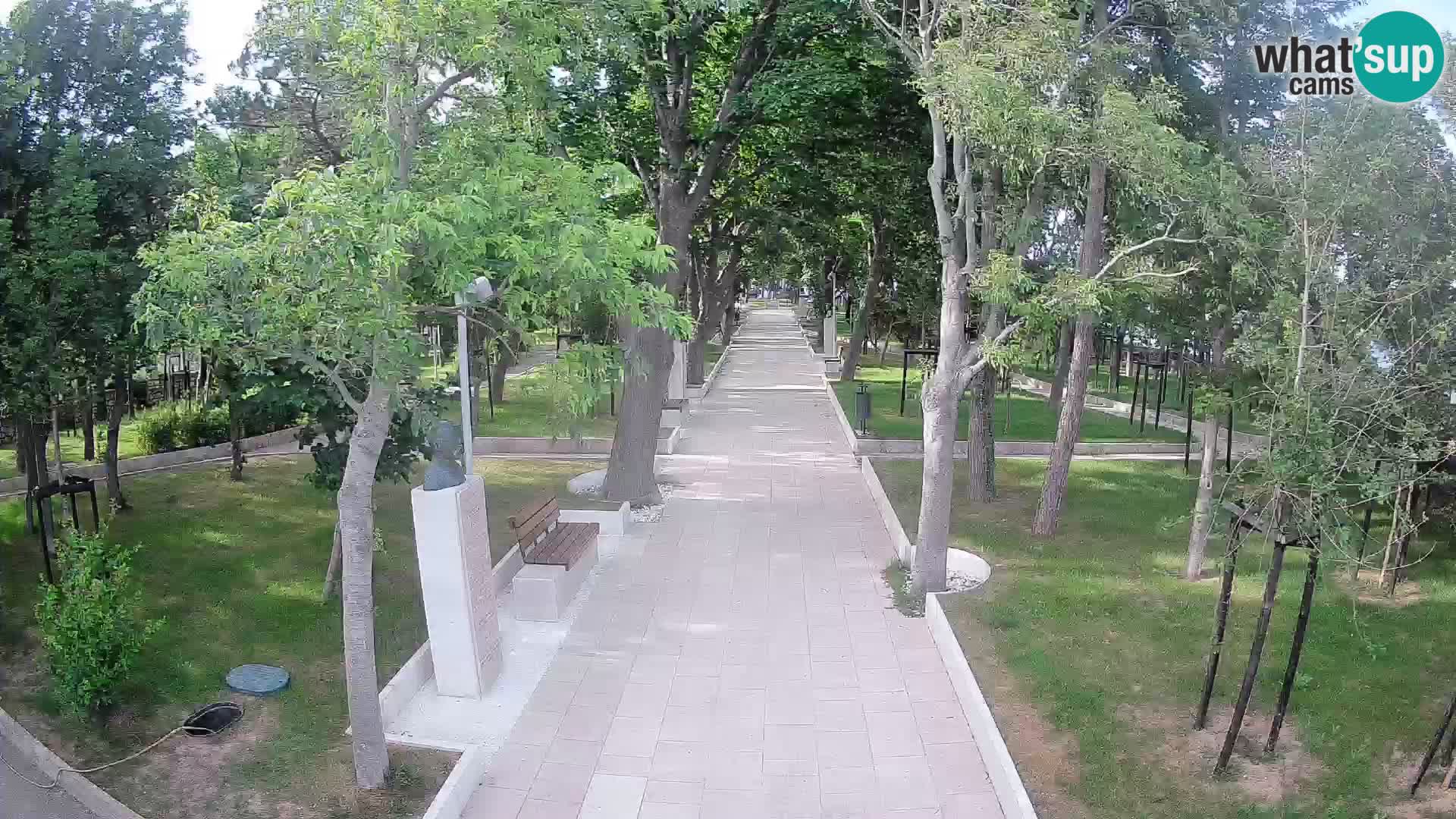 Writers’ Park Webcam Senj – Live by the Sea
