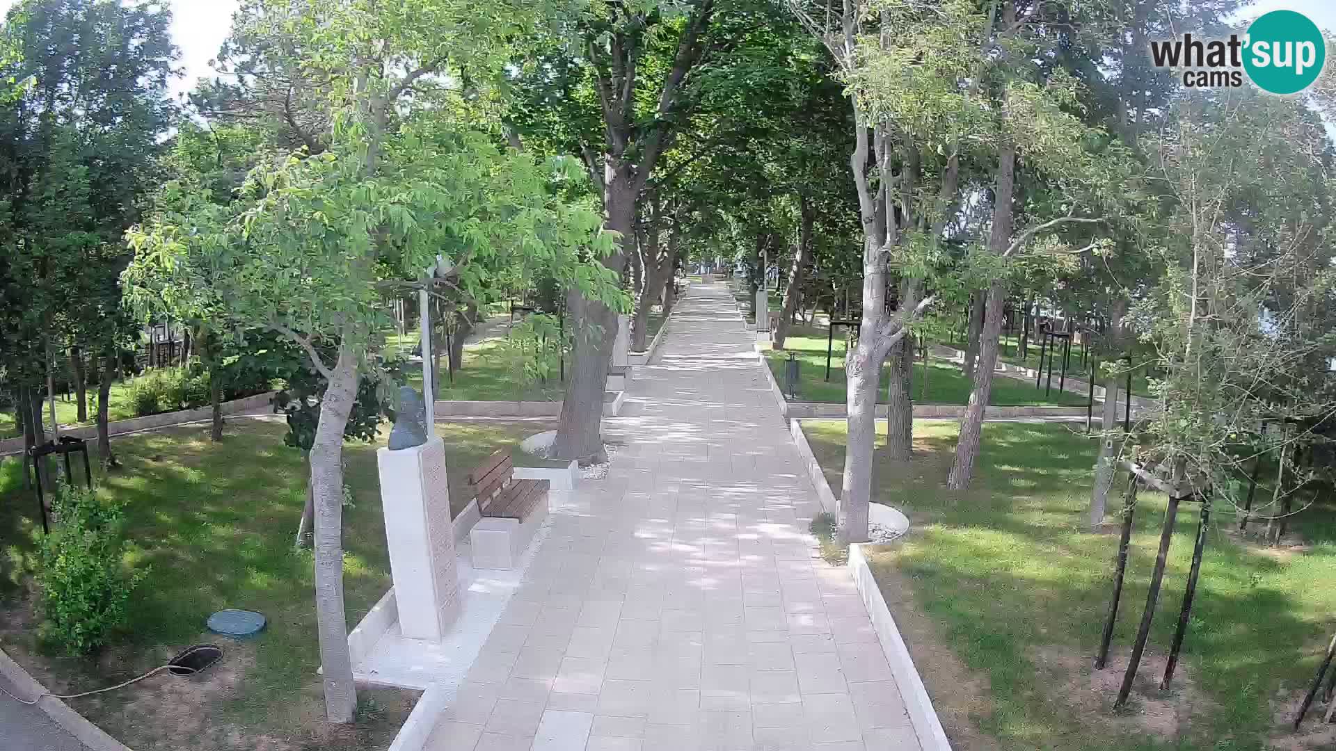 Writers’ Park Webcam Senj – Live by the Sea
