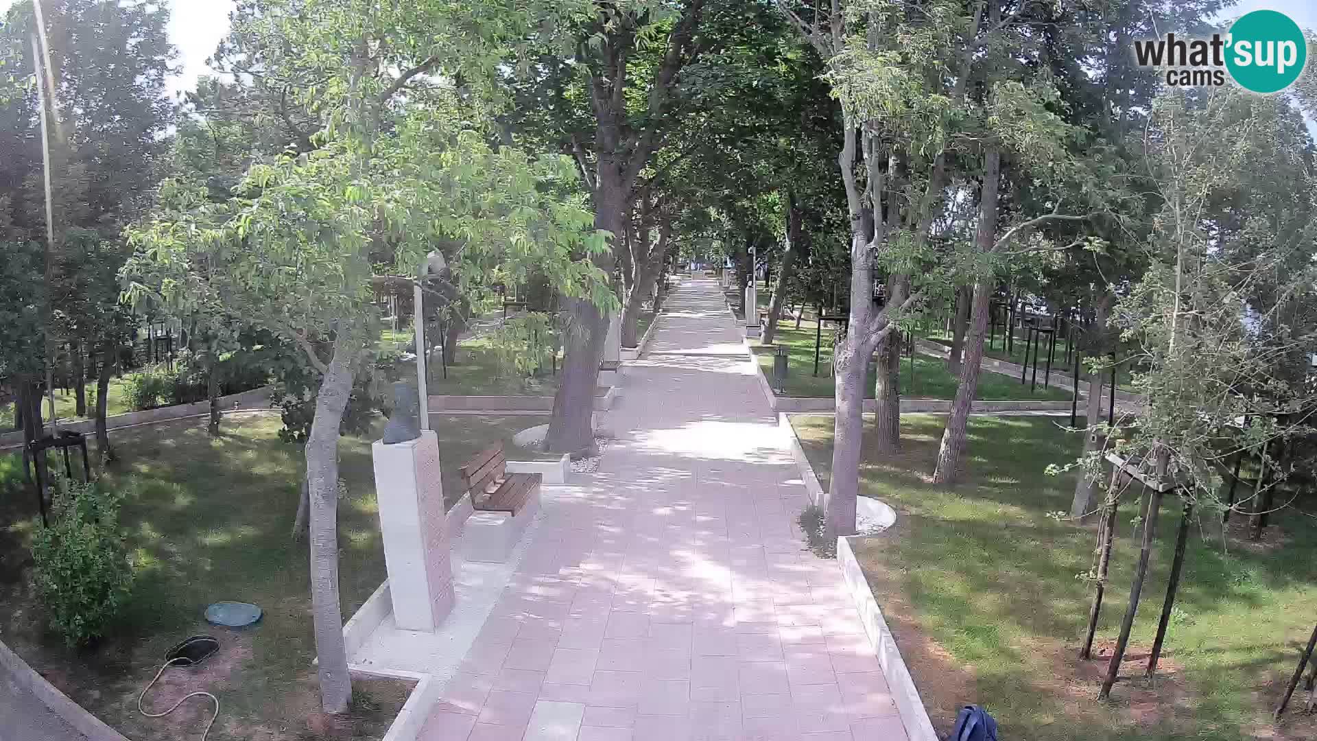 Writers’ Park Webcam Senj – Live by the Sea