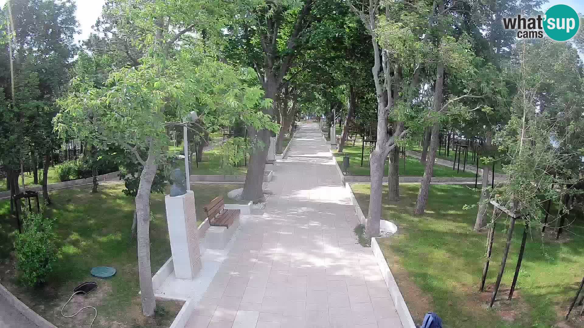 Writers’ Park Webcam Senj – Live by the Sea