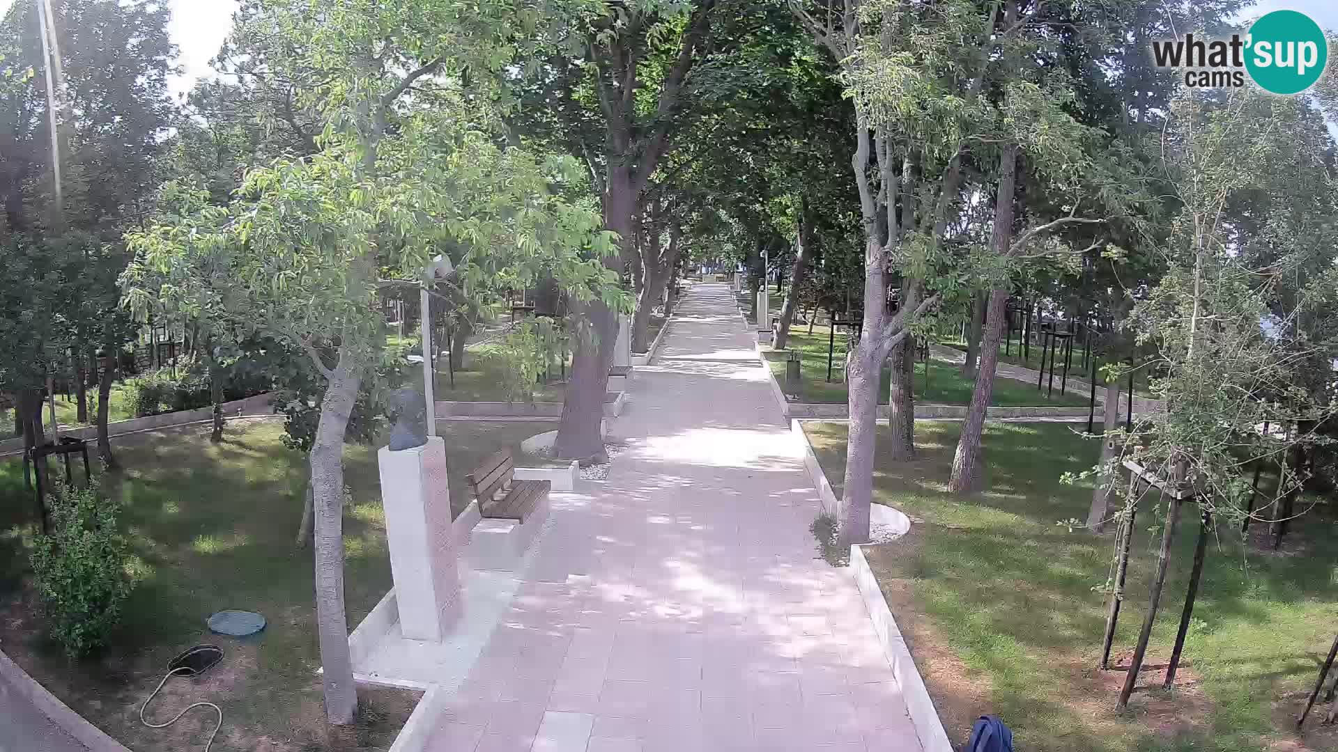 Writers’ Park Webcam Senj – Live by the Sea