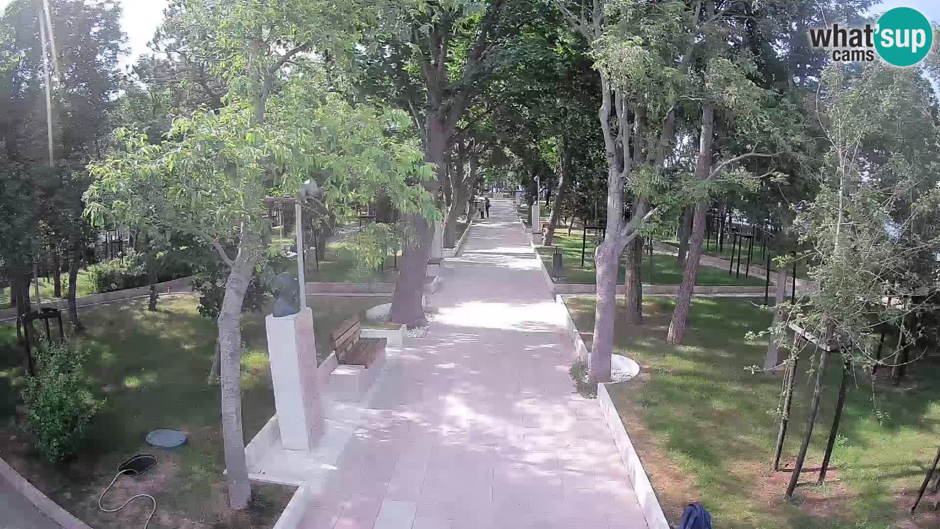 Writers’ Park Webcam Senj – Live by the Sea