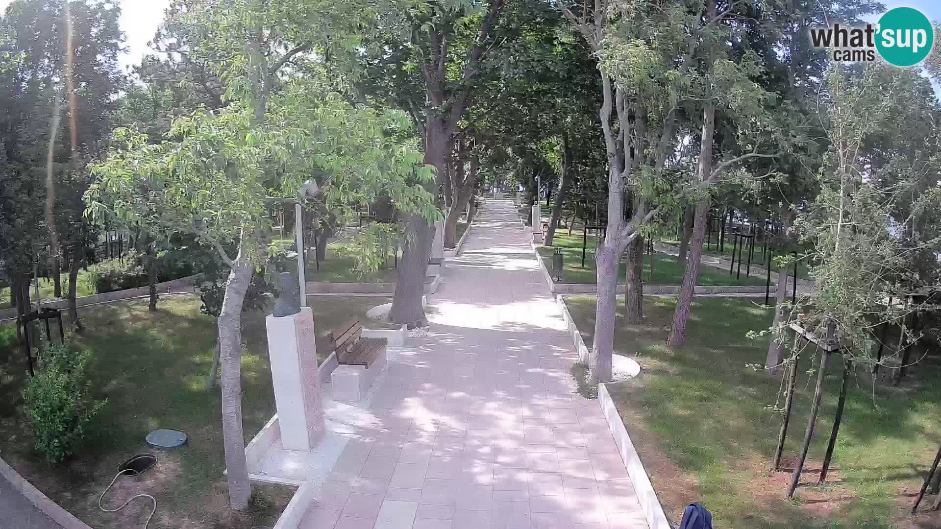 Webcam Schriftstellerpark Senj – Live am Meer
