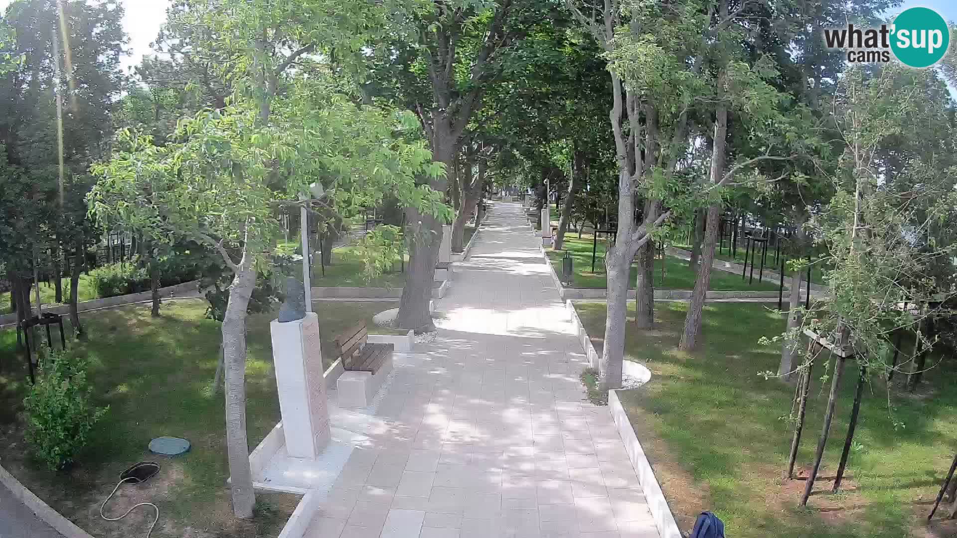 Writers’ Park Webcam Senj – Live by the Sea