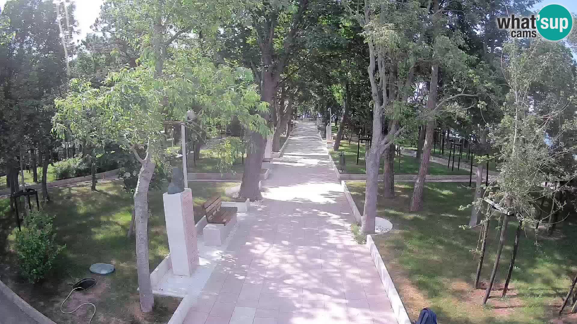 Writers’ Park Webcam Senj – Live by the Sea