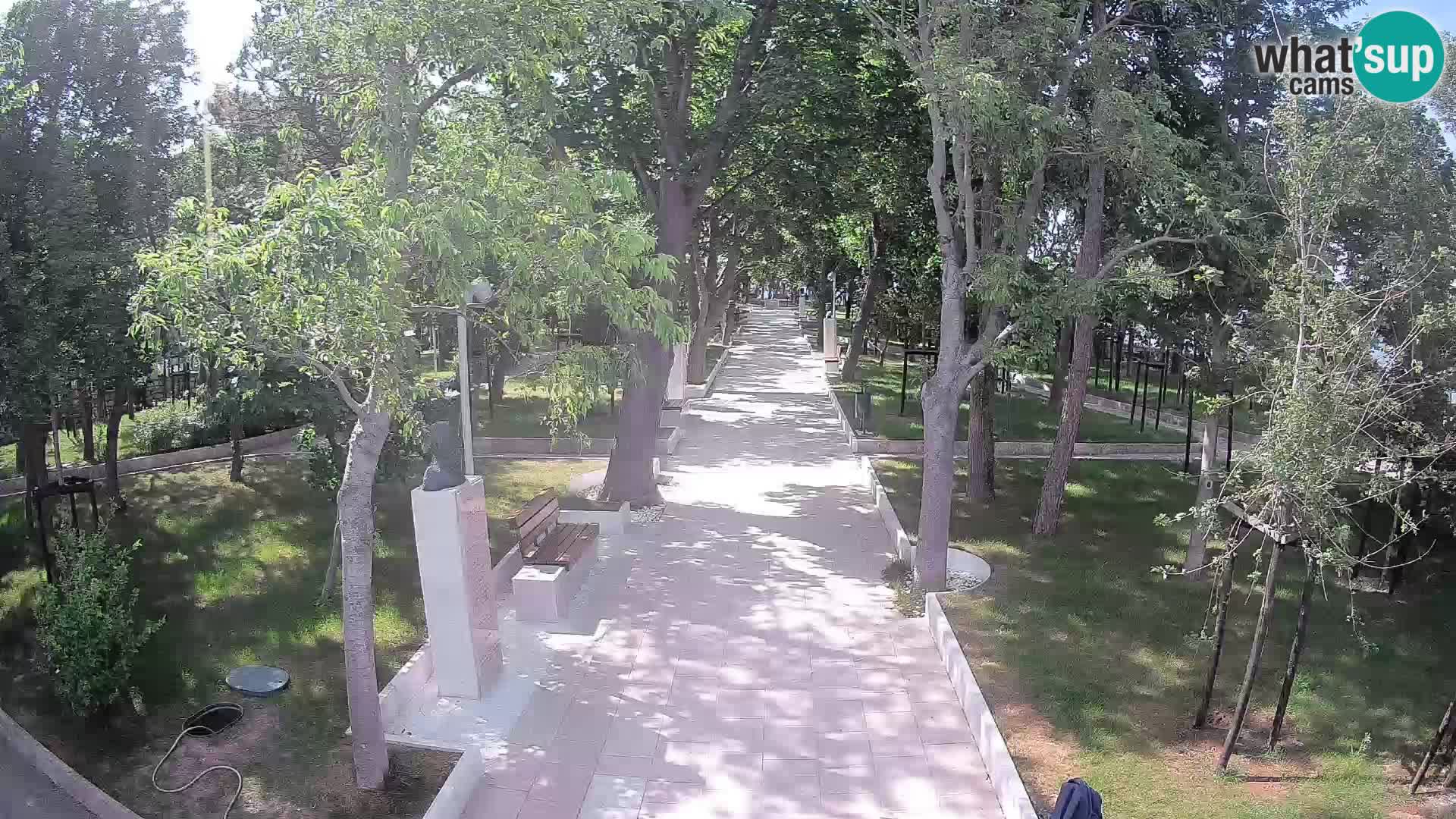 Writers’ Park Webcam Senj – Live by the Sea