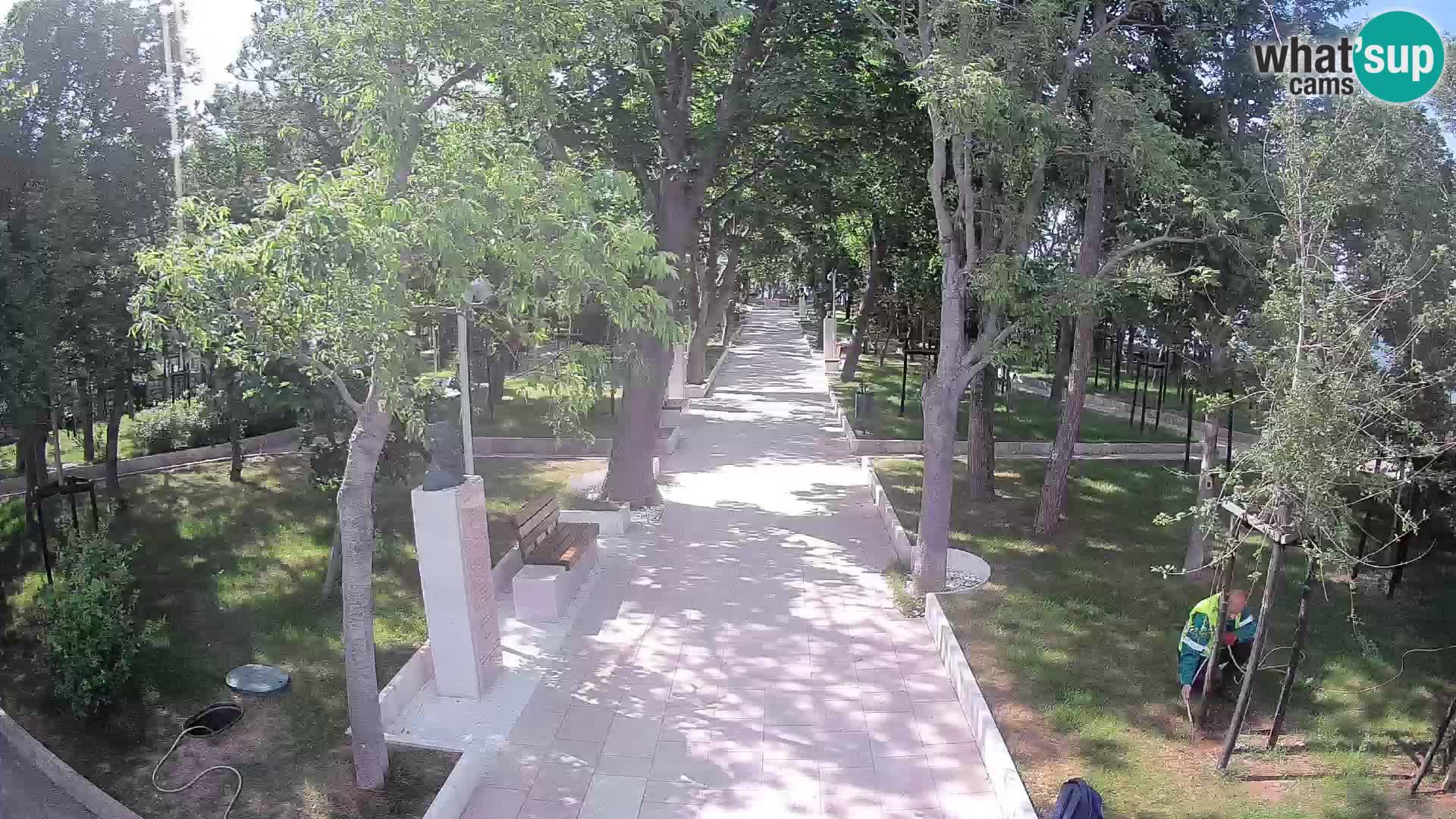 Writers’ Park Webcam Senj – Live by the Sea